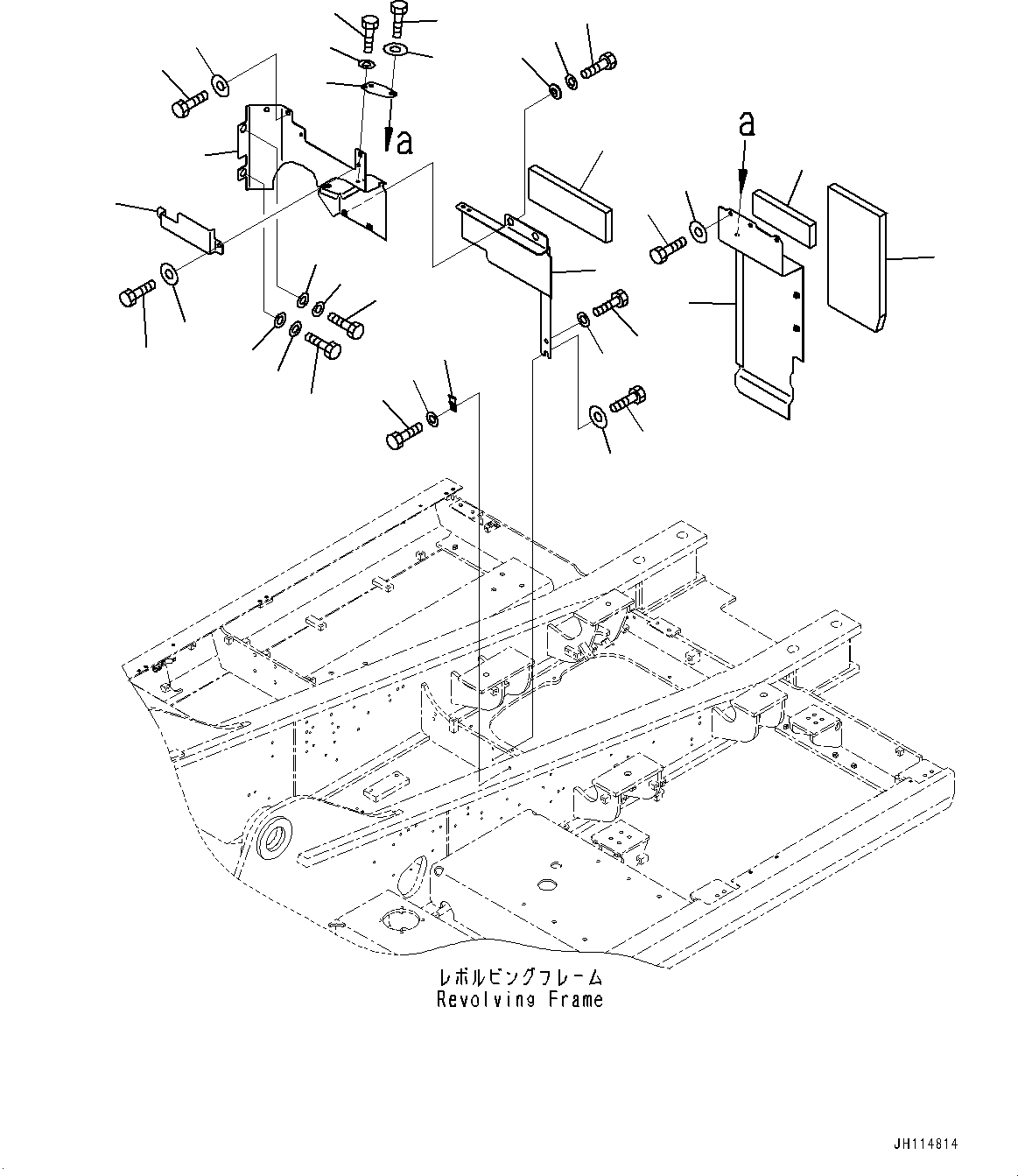 Komatsu parts book diagram for PC360LCI-11 S/N 94001-UP (For KAL): PARTITION, (1/3)(#92146-)