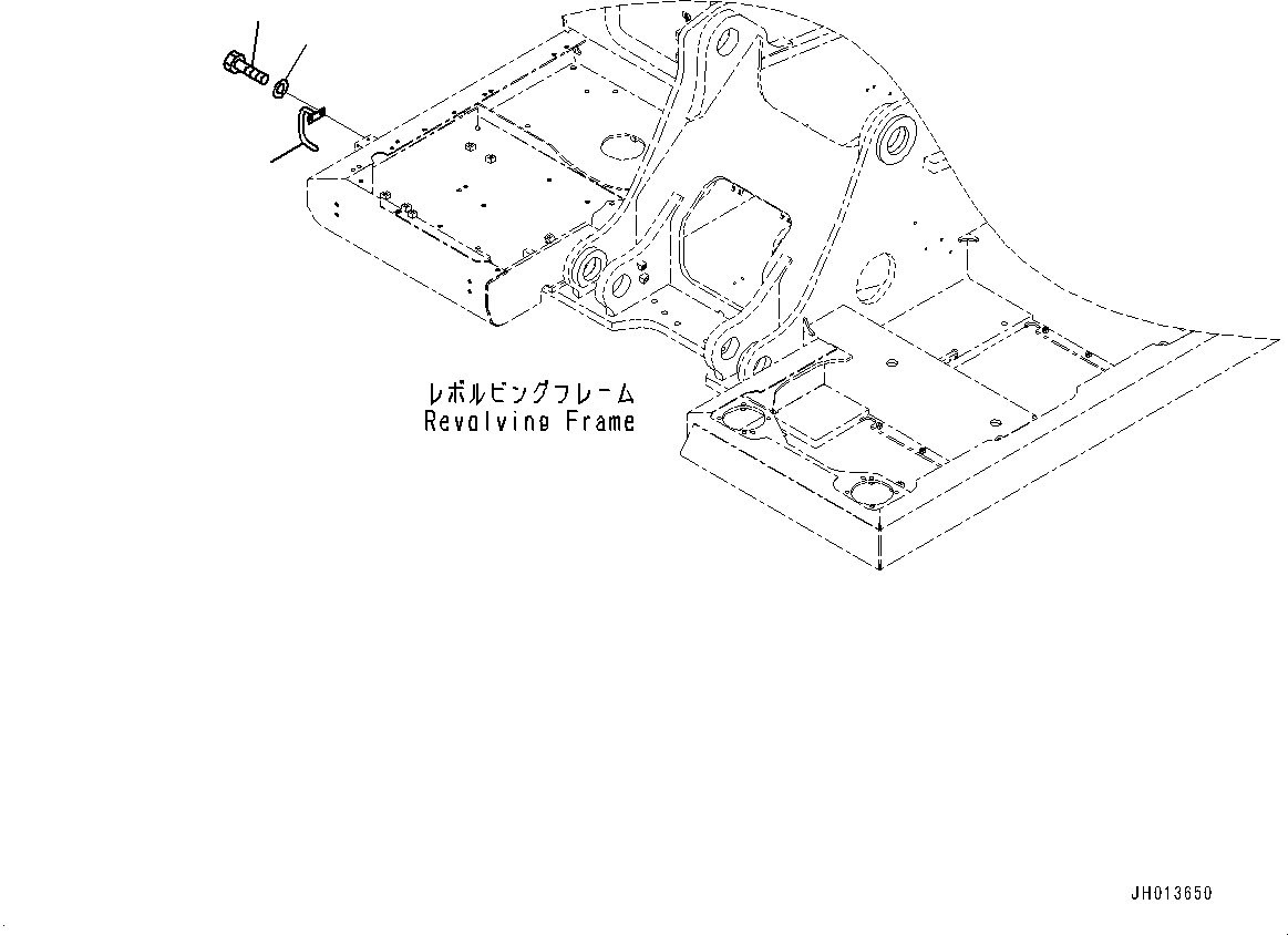 Komatsu parts book diagram for PC360LCI-11 S/N 94001-UP (For KAL): HANDRAIL, (2/3)(#92346-)