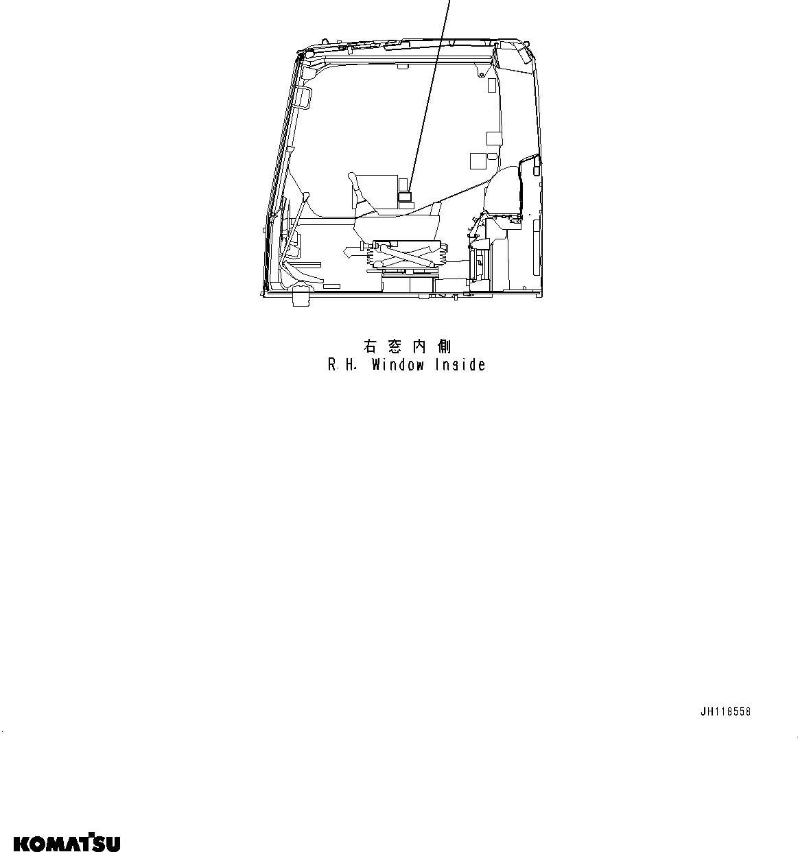 Komatsu parts book diagram for PC290LC-8 S/N 32001-UP: PLATE, SHORT LEVER, (#32001-)