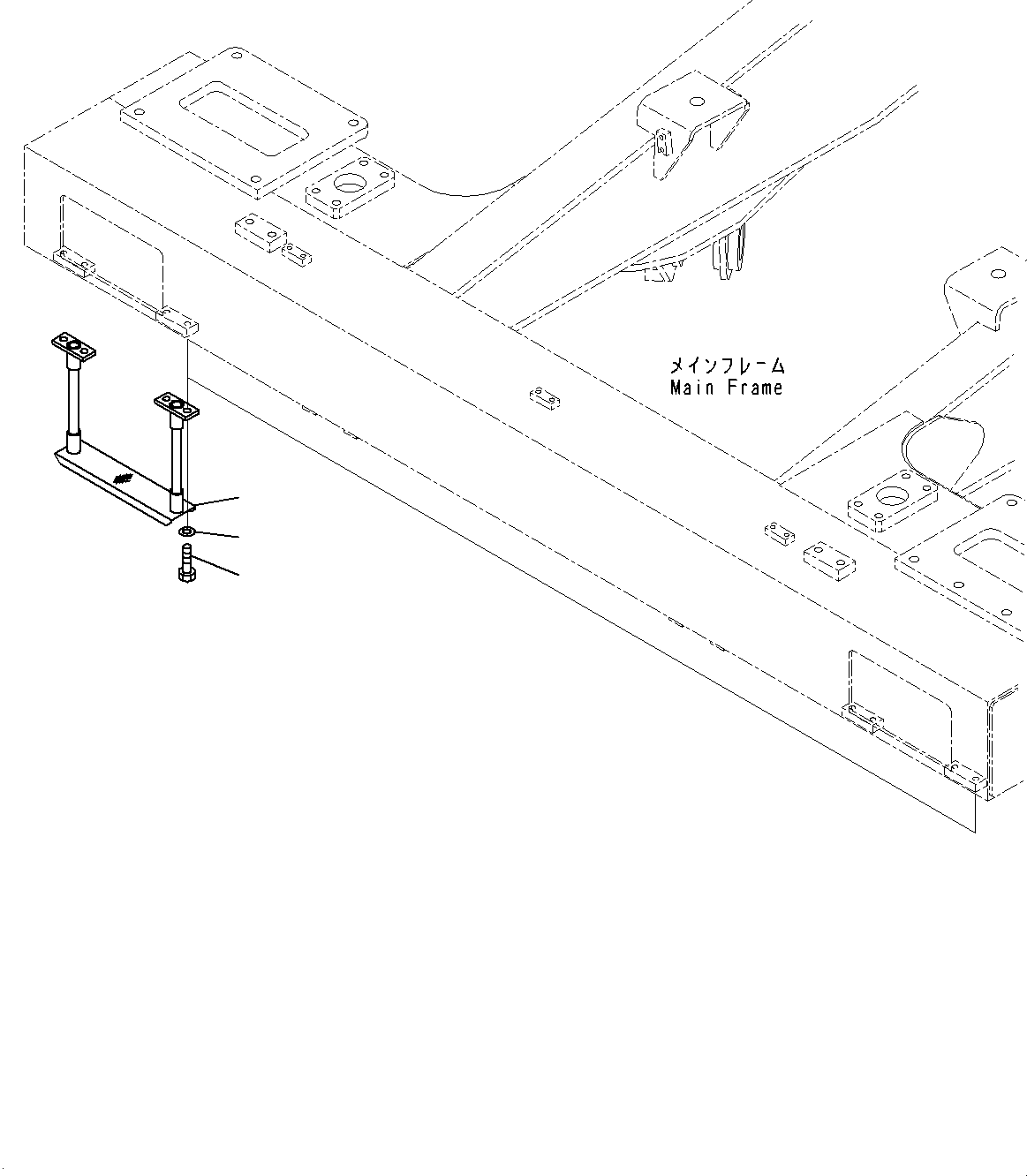 Komatsu parts book diagram for HD325-7R S/N 12001-UP: STEP, (#11034-)