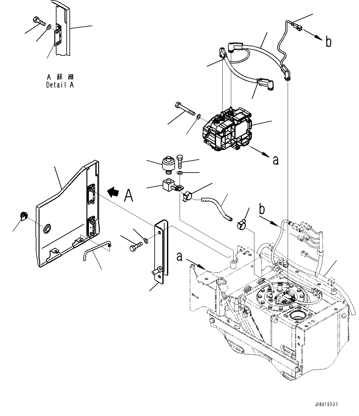 Komatsu parts book diagram for PC210LCI-11E0 S/N 600001-UP: DEF TANK, SUPPLY MODULE MOUNTING(#500001-)