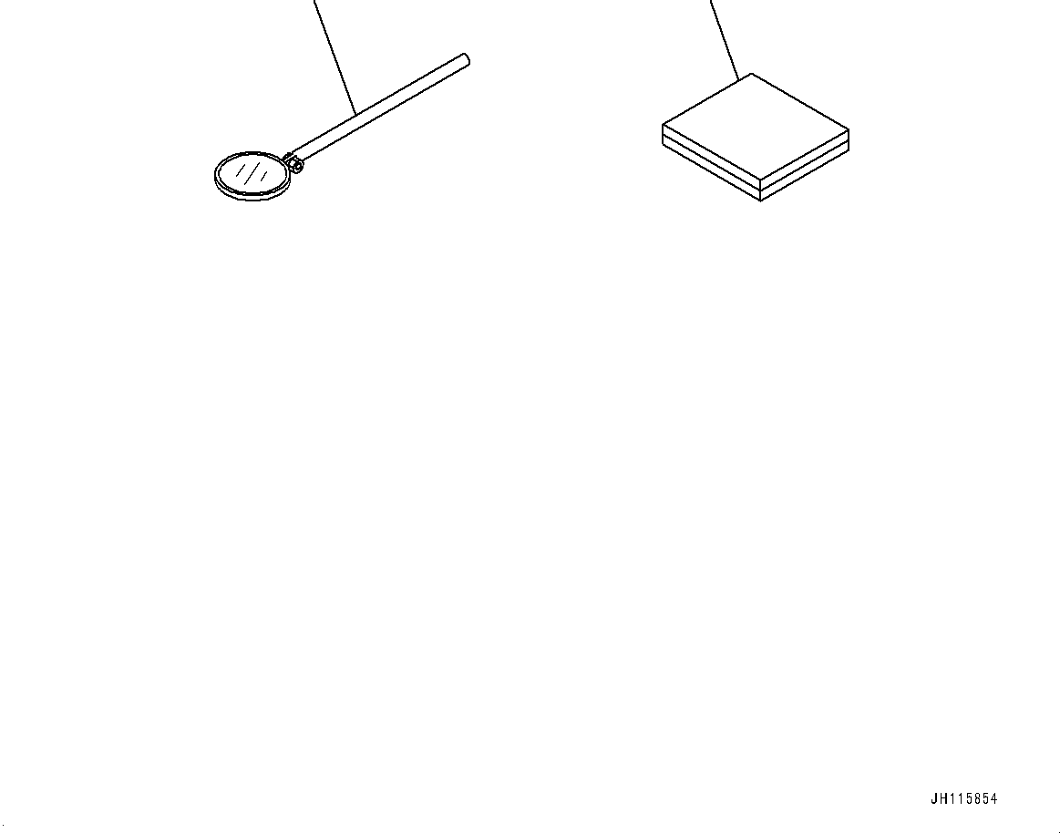Komatsu parts book diagram for PC210LCI-11E0 S/N 600001-UP: BATTERY, MIRROR(#500470-)