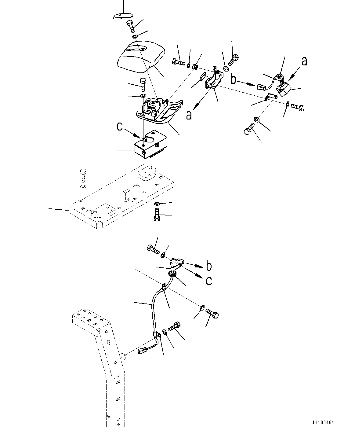Komatsu parts book diagram for PC210LCI-11E0 S/N 600001-UP: KOMVISION CAMERA, L.H.(#510050-)