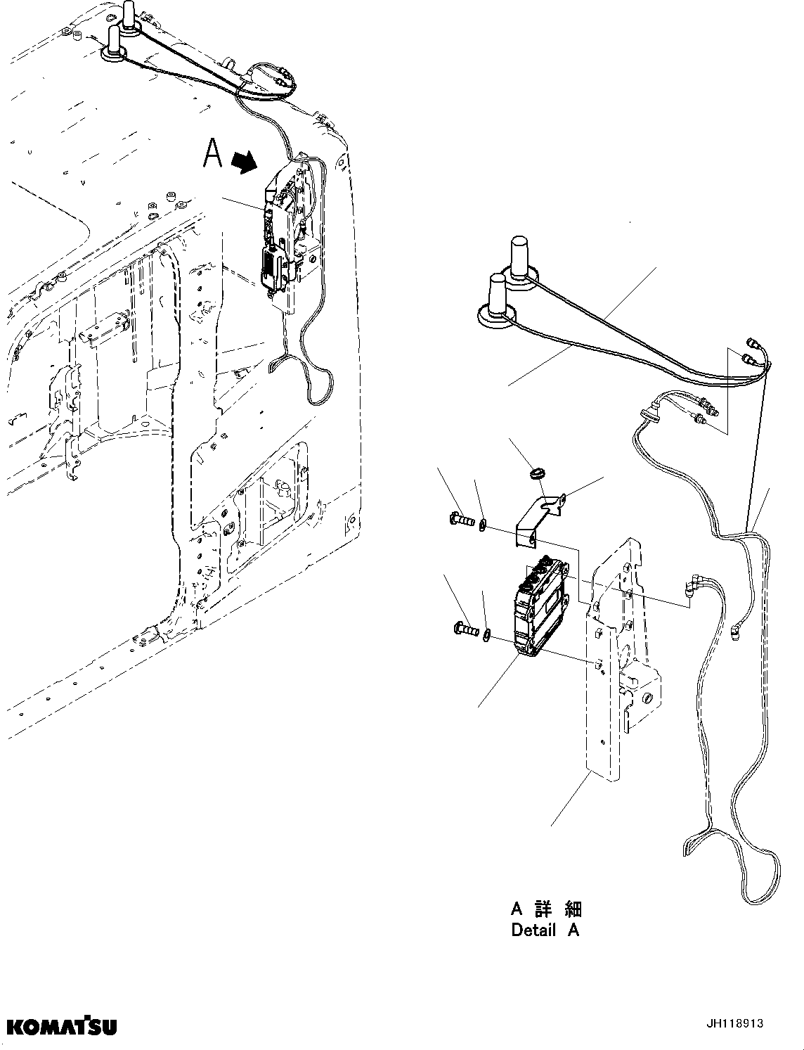 Komatsu parts book diagram for PC210LCI-11E0 S/N 600001-UP: NETWORK EQUIPMENT, (#500470-)