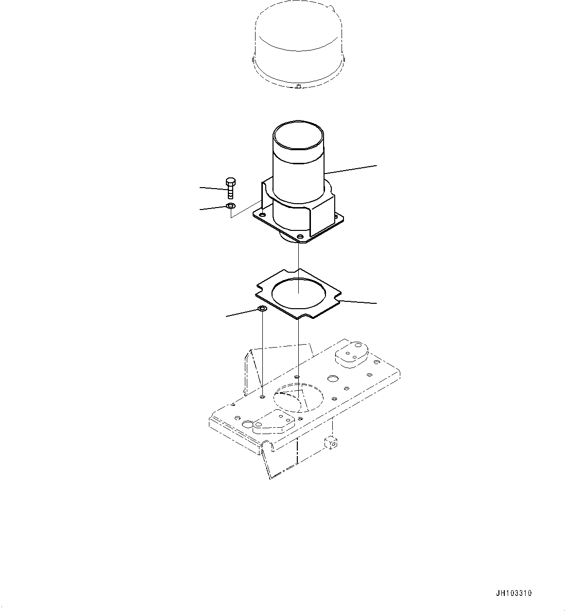 Komatsu parts book diagram for PC210LCI-11E0 S/N 600001-UP: SIDE COVER L.H., COVER AND DUCT(#504509-)