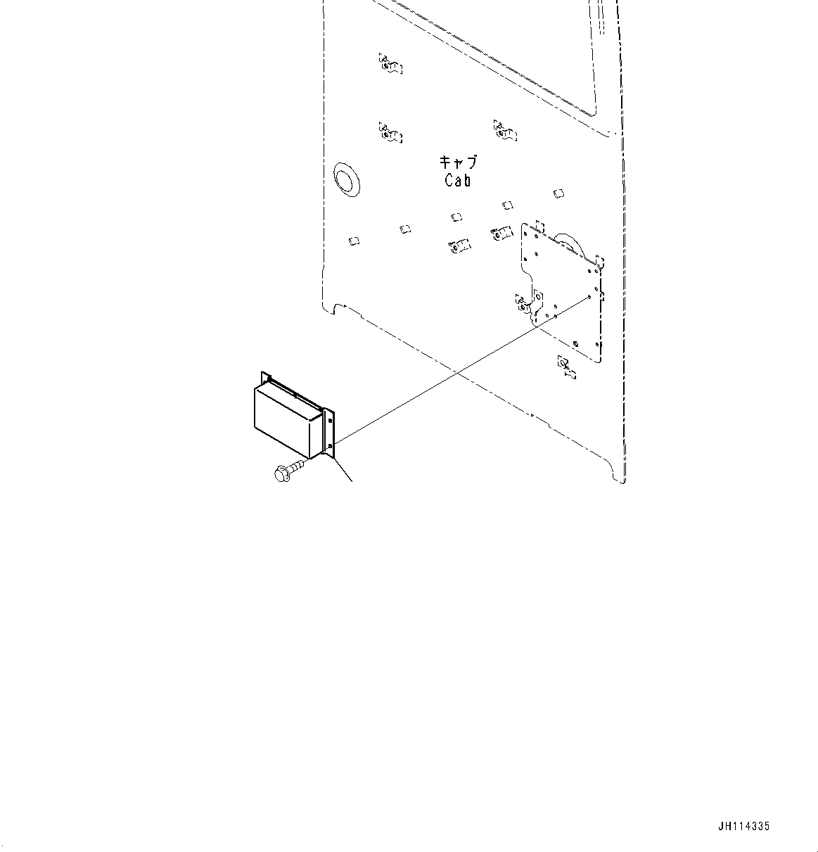 Komatsu parts book diagram for PC350LC-8M0 S/N 85001-UP: CONTROLLER AND MONITOR, (3/3)(#85001-)