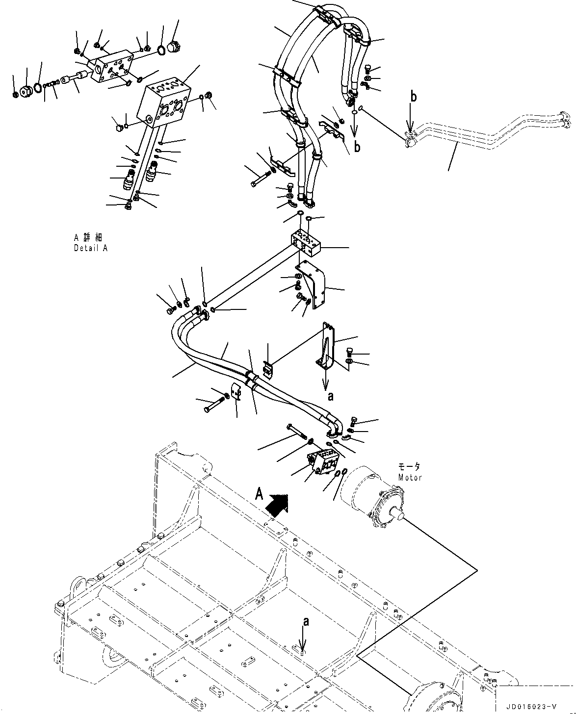 Komatsu parts book diagram for D85MS-15 S/N 2101-UP: ROTOR, ROTOR BASKET PIPING(#2101-)