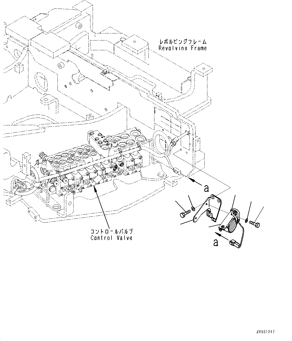 Komatsu parts book diagram for PC33E-6 S/N 2201-UP: TRAVEL ALARM, (#2201-)