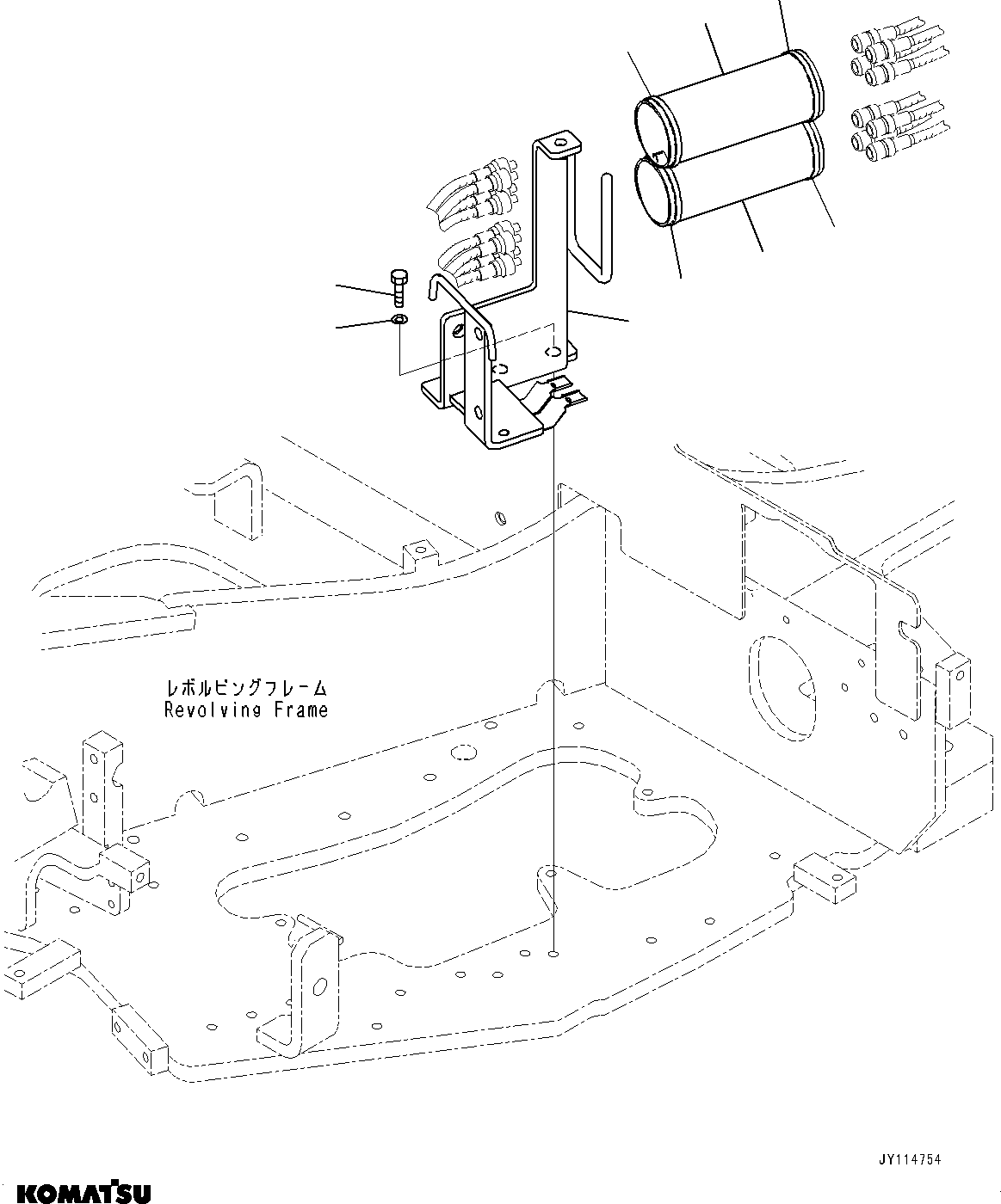 Komatsu parts book diagram for PC33E-6 S/N 2201-UP: PROPORTIONAL PRESSURE CONTROL (PPC) PIPING JOINT, (WITH 2-ADDITIONAL ACTUATOR PIPING)(#2201-)
