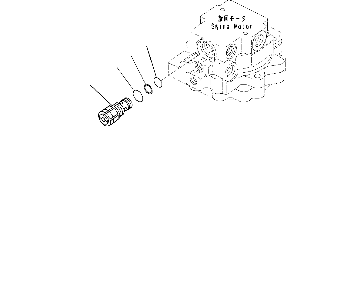 Komatsu parts book diagram for PC33E-6 S/N 2201-UP: SWING MACHINERY AND MOTOR, INNER PARTS, SWING MOTOR (2/2)(#2201-)