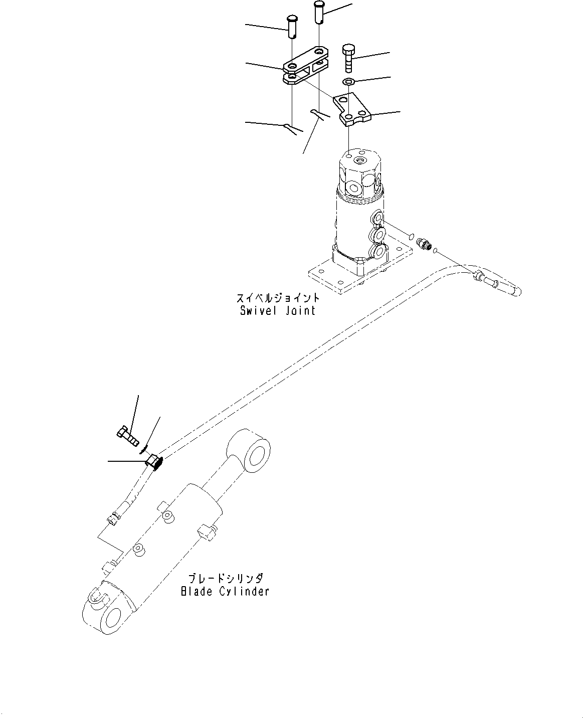 Komatsu parts book diagram for PC33E-6 S/N 2201-UP: TRACK FRAME, HOSE CLAMP(#2201-)