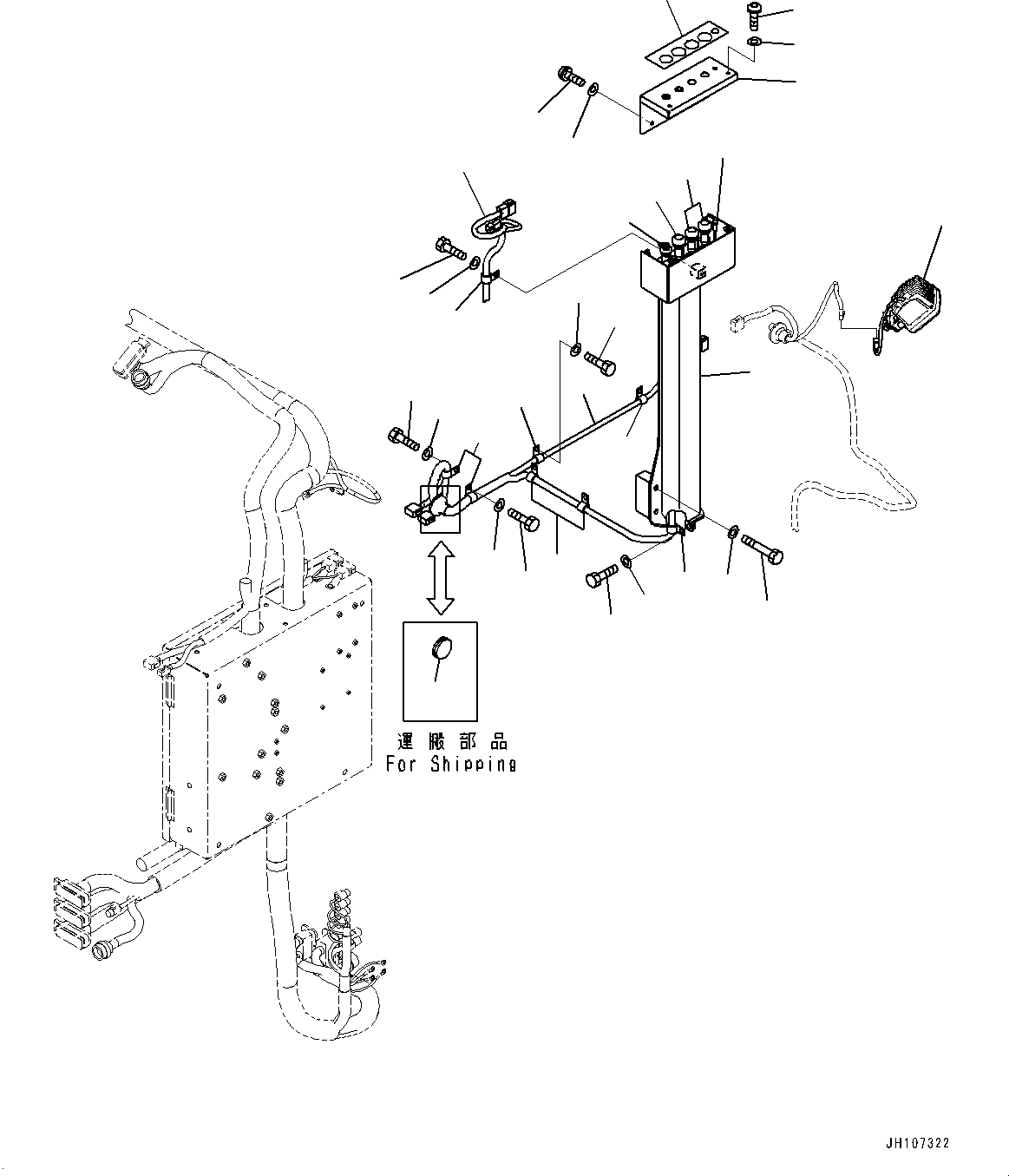 Komatsu parts book diagram for PC2000-11R S/N 31001-UP: ELECTRIC WIRING HARNESS, CAB BASE, SWITCH BOX(#30001-)