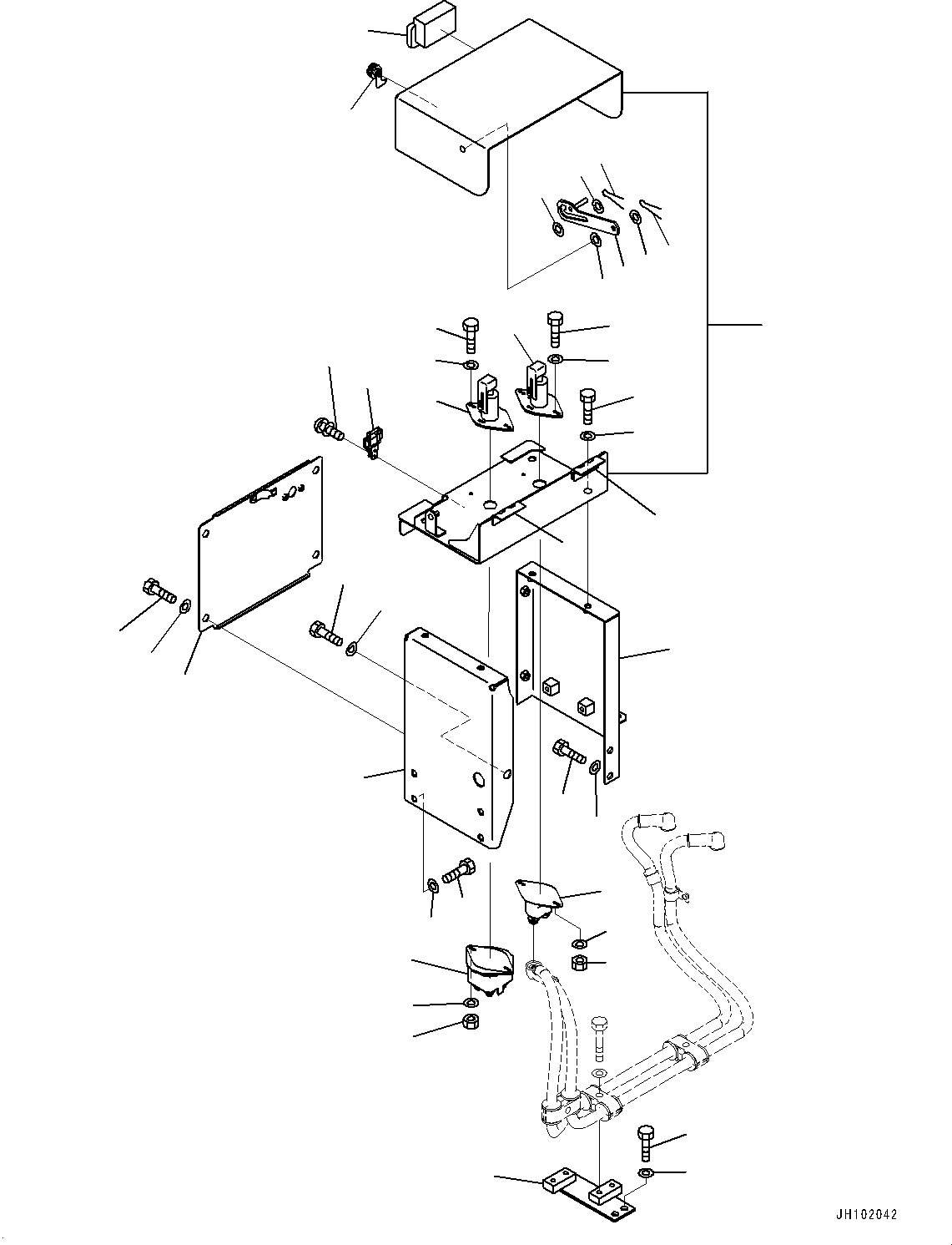 Komatsu parts book diagram for PC2000-11R S/N 31001-UP: ELECTRIC WIRING HARNESS, ISOLATOR(#30001-)