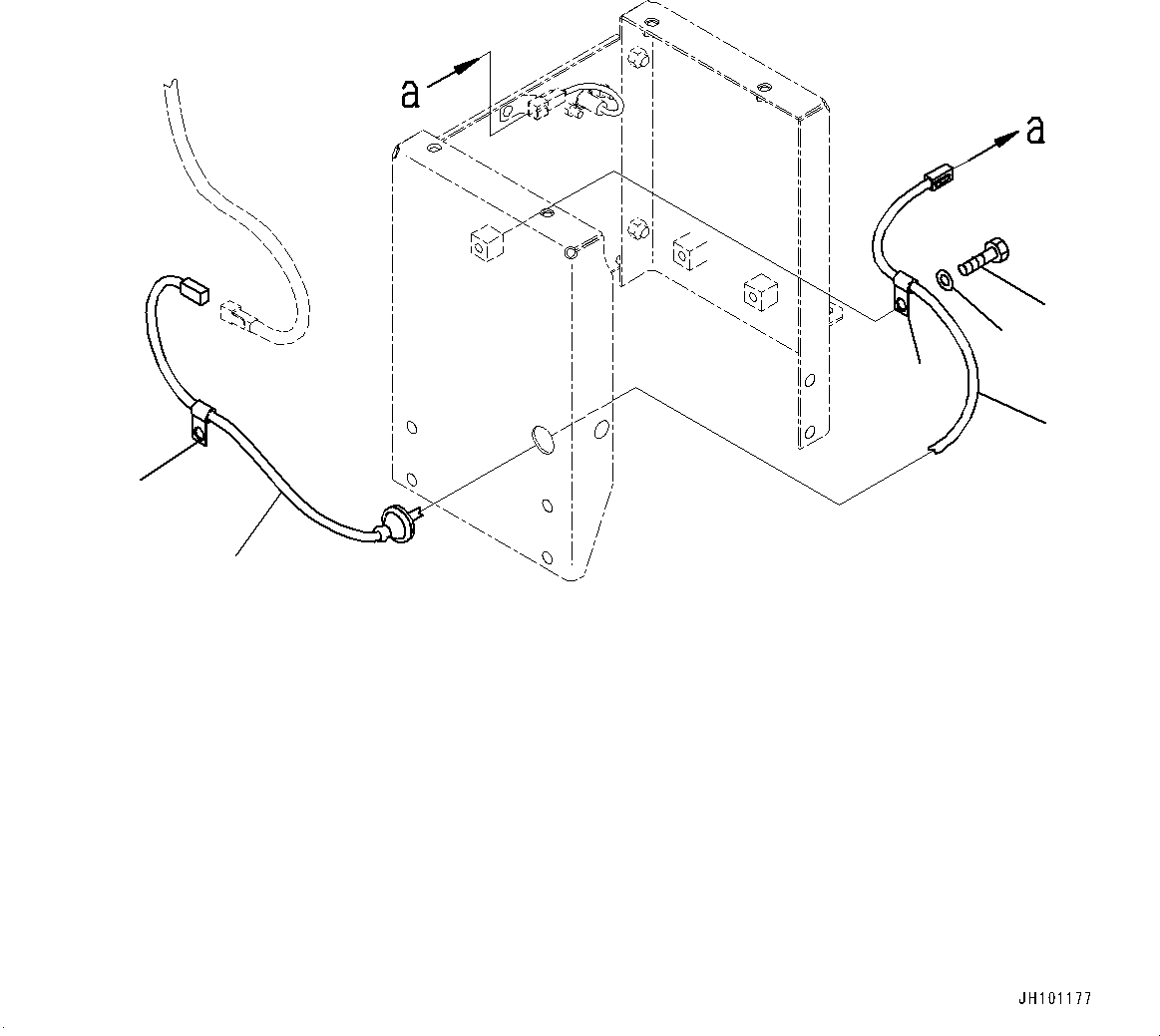 Komatsu parts book diagram for PC2000-11R S/N 31001-UP: ELECTRIC WIRING HARNESS, WIRING HARNESS CLIP(#30001-)