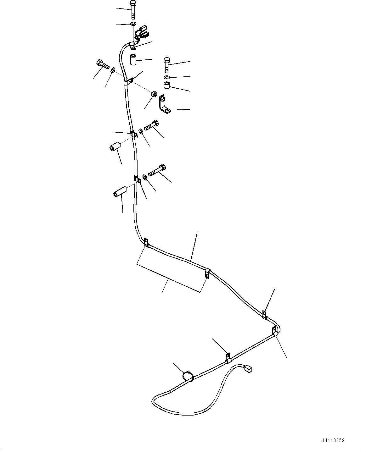 Komatsu parts book diagram for PC2000-11R S/N 31001-UP: ELECTRIC WIRING HARNESS, WIRING HARNESS (1/2) (LOADING SHOVEL, BOTTOM DUMP TYPE)(#30001-)