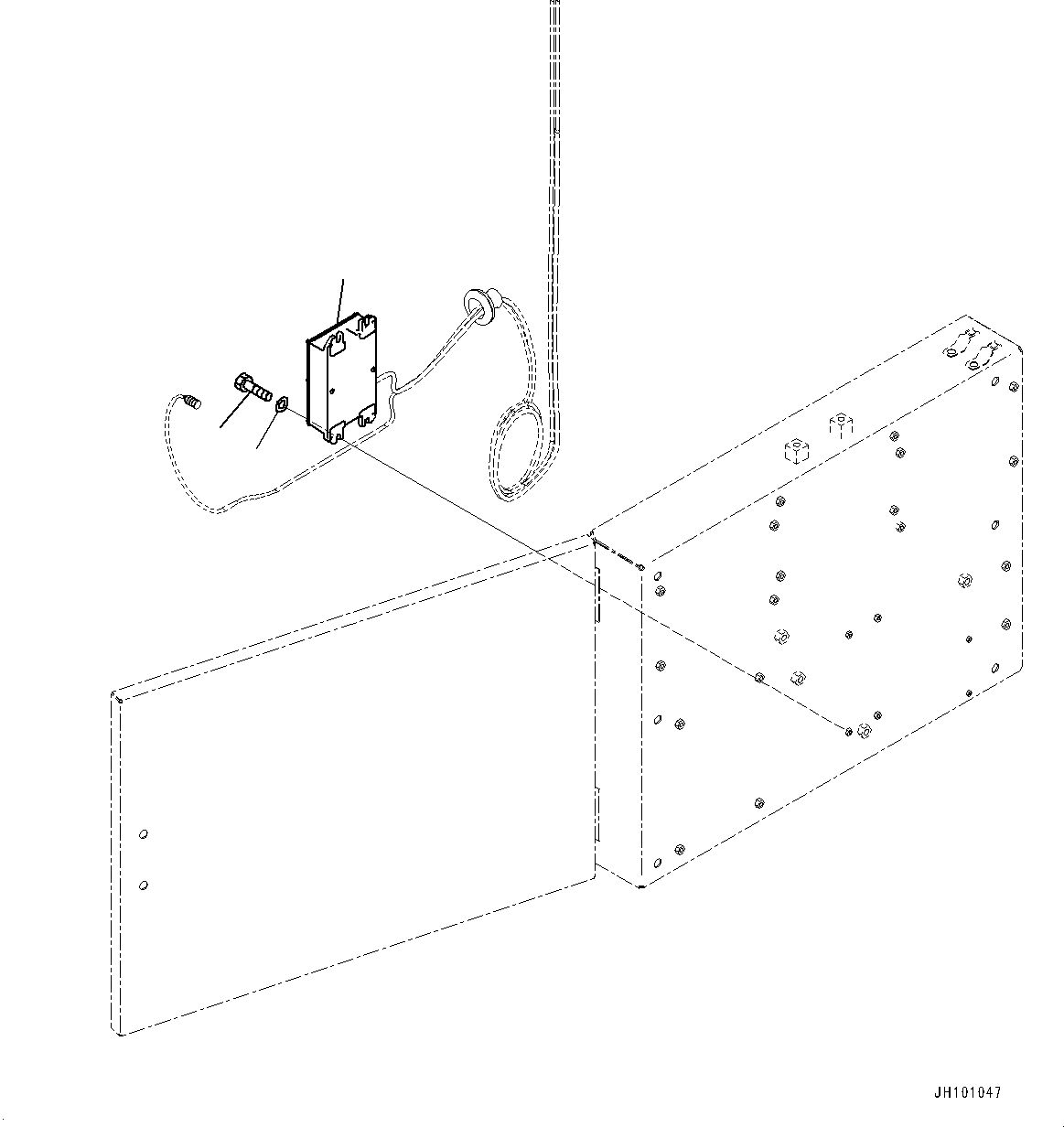 Komatsu parts book diagram for PC2000-11R S/N 31001-UP: ELECTRIC CONTROLLER, KOMTRAX CONTROLLER (2/2)(#30001-)