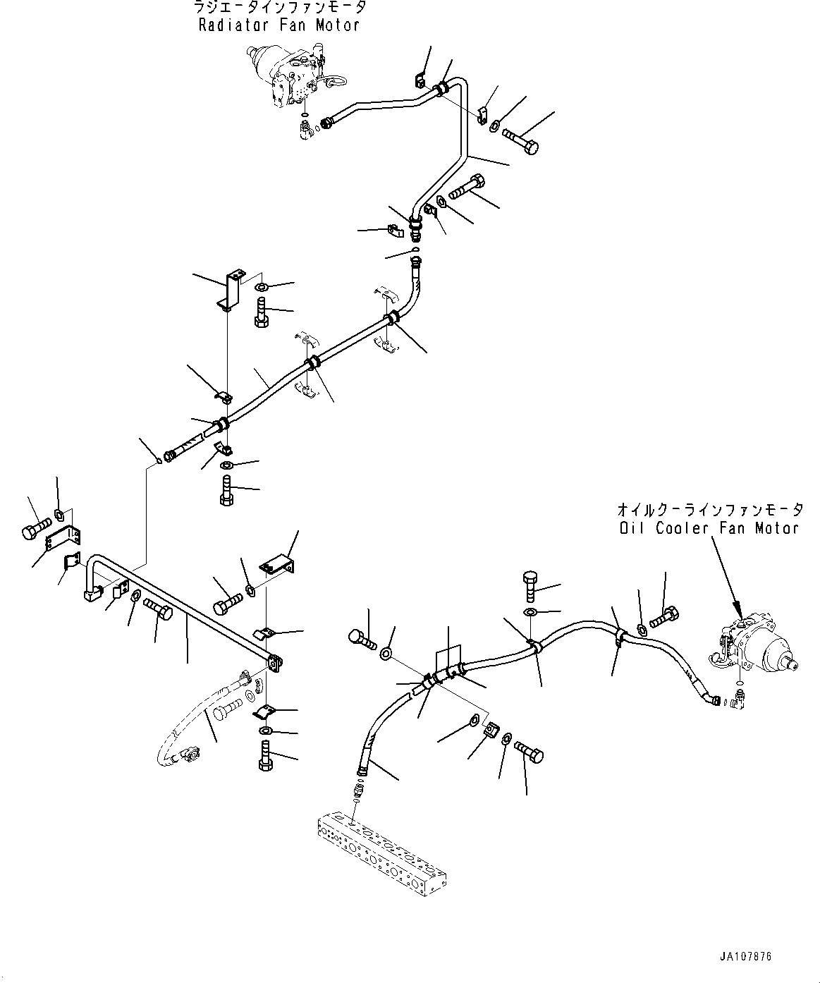 Komatsu parts book diagram for PC2000-11R S/N 31001-UP: DELIVERY PIPING, RETURN PIPING(#30001-)