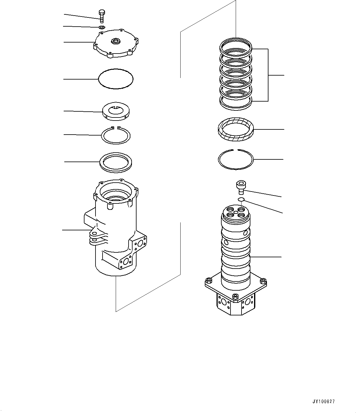 Komatsu parts book diagram for PC2000-11R S/N 31001-UP: SWIVEL JOINT, INNER PARTS, SWIVEL JOINT(#30001-)