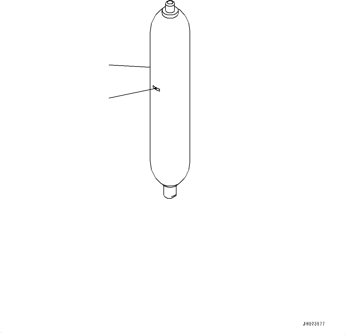 Komatsu parts book diagram for PC2000-11R S/N 31001-UP: HYDRAULIC IDLER CUSHION (HIC) PIPING, ACCUMULATOR(#30001-)