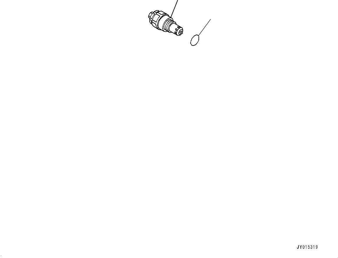 Komatsu parts book diagram for PC2000-11R S/N 31001-UP: HYDRAULIC IDLER CUSHION (HIC) PIPING, RELIEF VALVE (2/3)(#30001-)