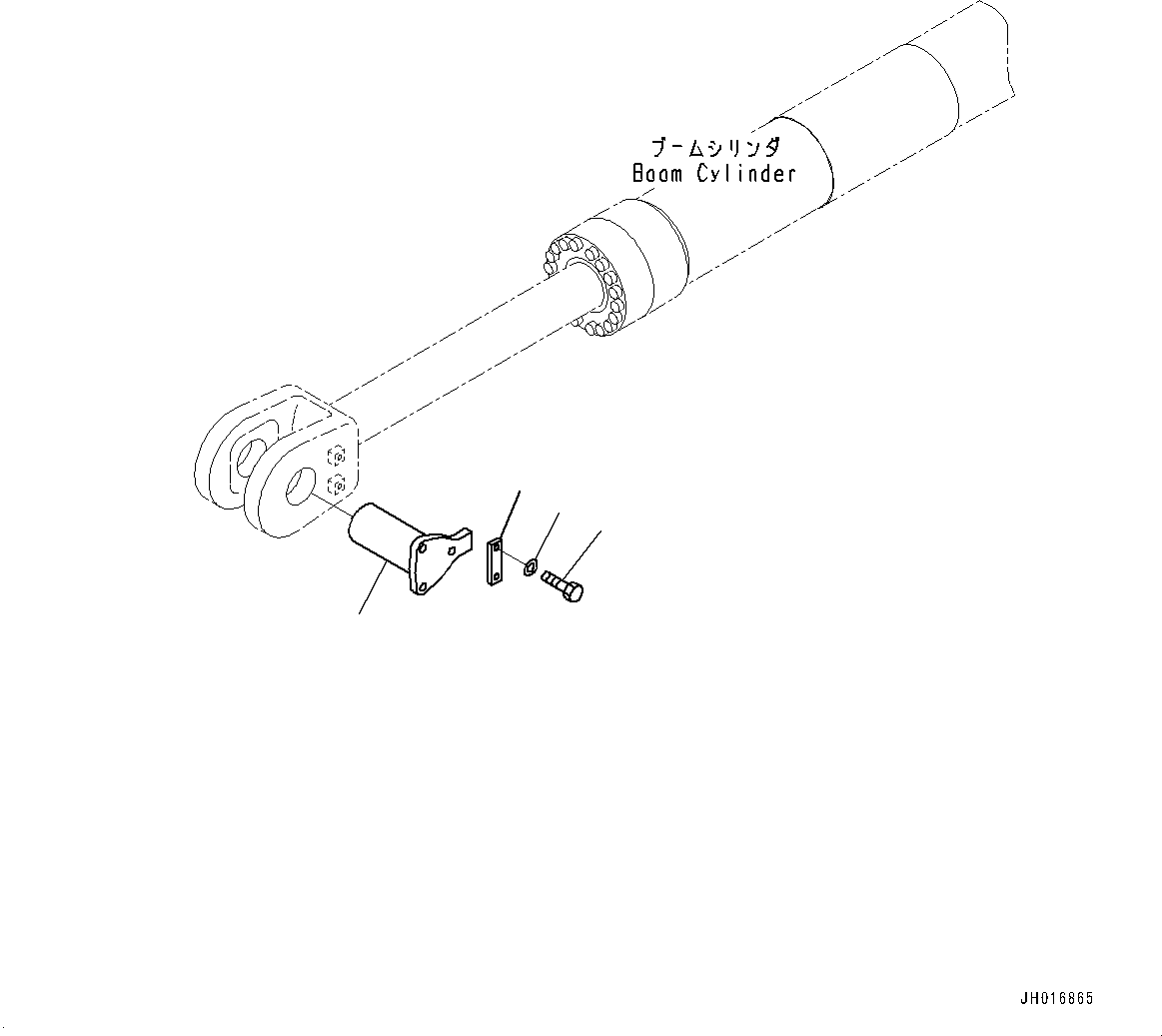Komatsu parts book diagram for PC2000-11R S/N 31001-UP: LOADING SHOVEL, BOOM AND ARM, BOOM CYLINDER PIPING, L.H.(#30001-)