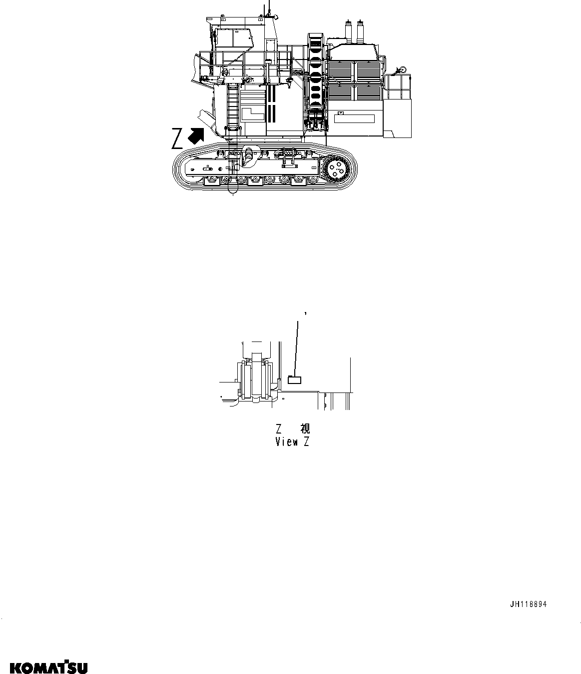 Komatsu parts book diagram for PC2000-11R S/N 31001-UP: NAME PLATE, (#31001-)