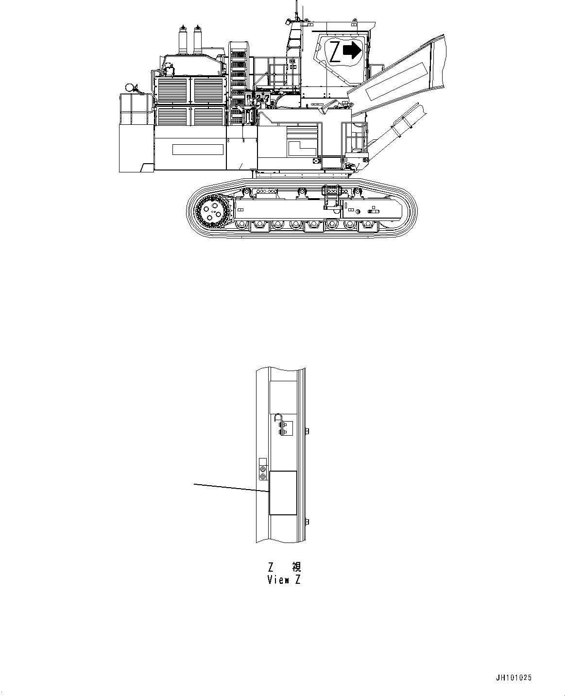 Komatsu parts book diagram for PC2000-11R S/N 31001-UP: CONTROL PATTERN PLATES, (#30001-)