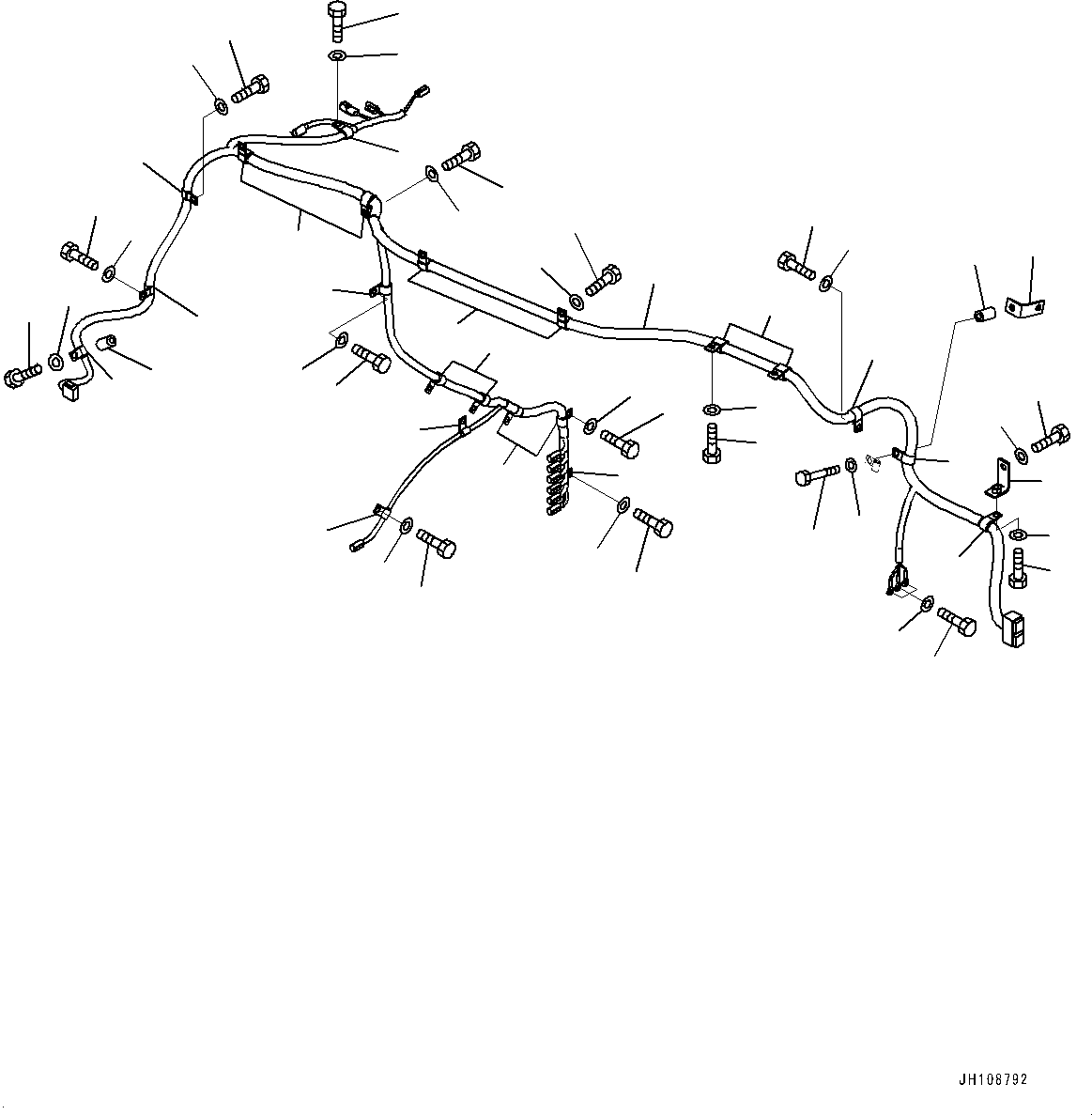 Komatsu parts book diagram for PC2000-11E0 S/N 31001-UP: ELECTRIC WIRING HARNESS, REVOLVING FRAME WIRING HARNESS(#30001-)