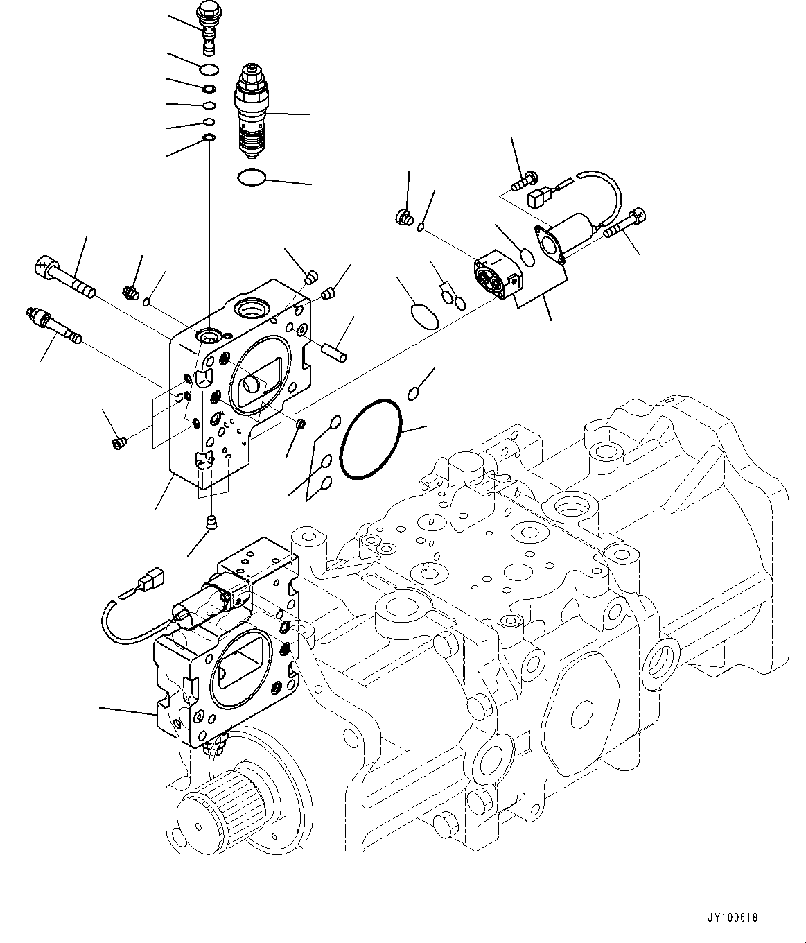 Komatsu parts book diagram for PC2000-11E0 S/N 31001-UP: NO.1 PUMP, PISTON PUMP (7/9)(#30001-)