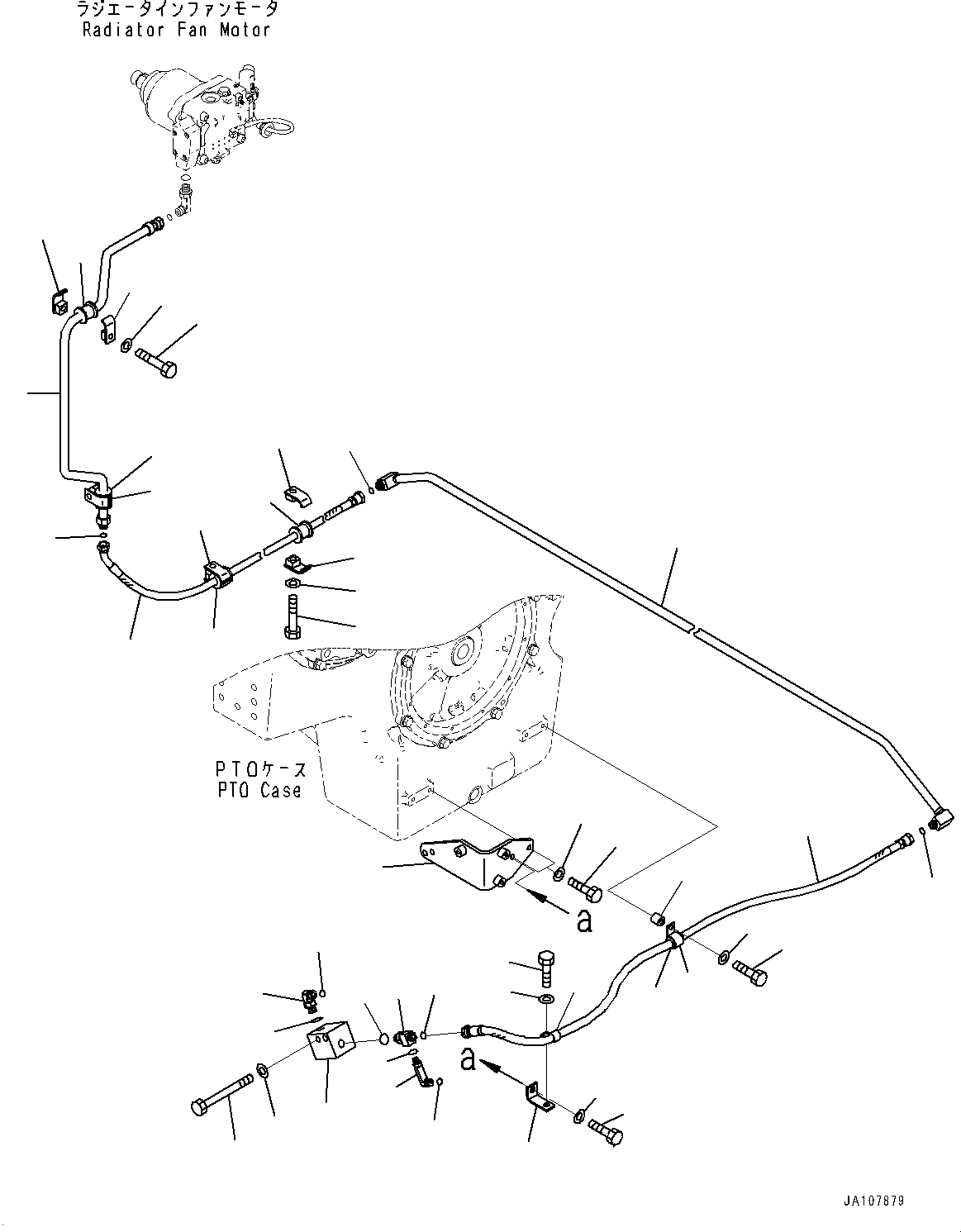 Komatsu parts book diagram for PC2000-11E0 S/N 31001-UP: DELIVERY PIPING, DRAIN PIPING (1/2)(#30001-)