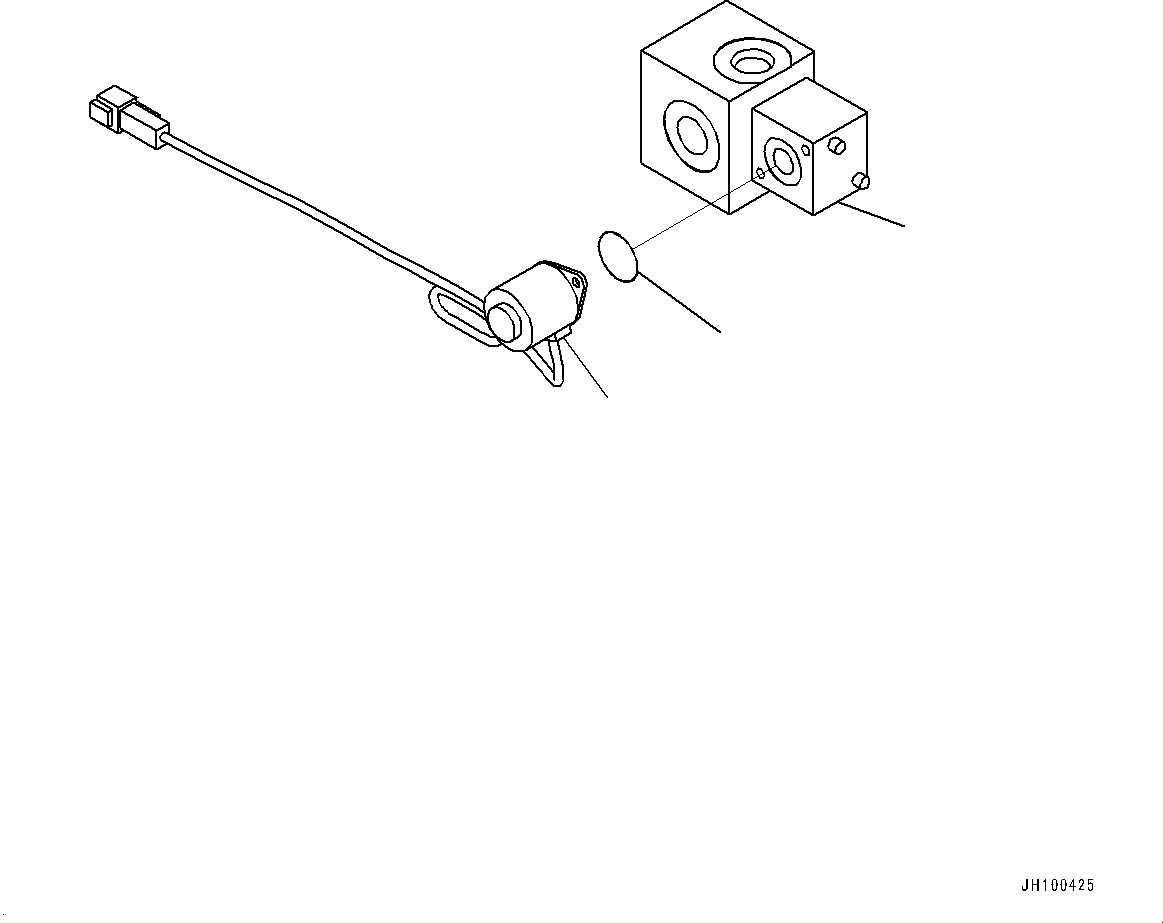 Komatsu parts book diagram for PC2000-11E0 S/N 31001-UP: SOLENOID VALVE, INNER PARTS (3/4) (LOADING SHOVEL, BOTTOM DUMP TYPE)(#30001-)