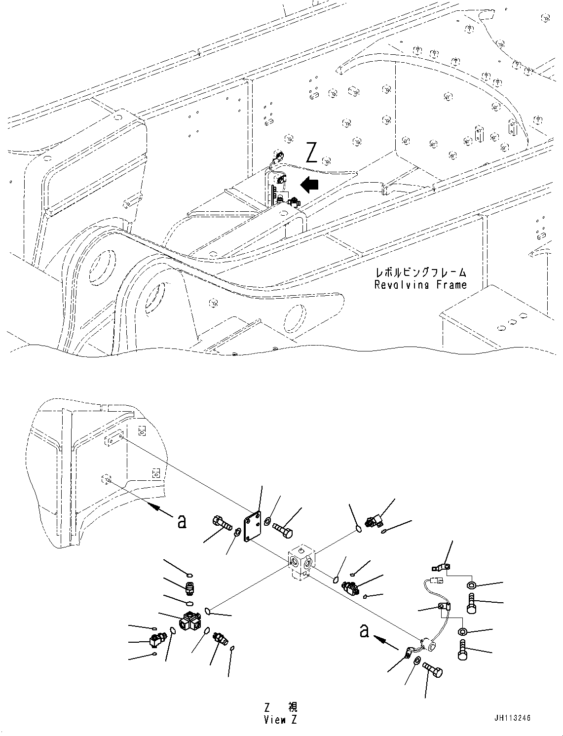 Komatsu parts book diagram for PC2000-11E0 S/N 31001-UP: SOLENOID VALVE, RELATED PARTS (3/3) (LOADING SHOVEL, BOTTOM DUMP TYPE)(#30001-)