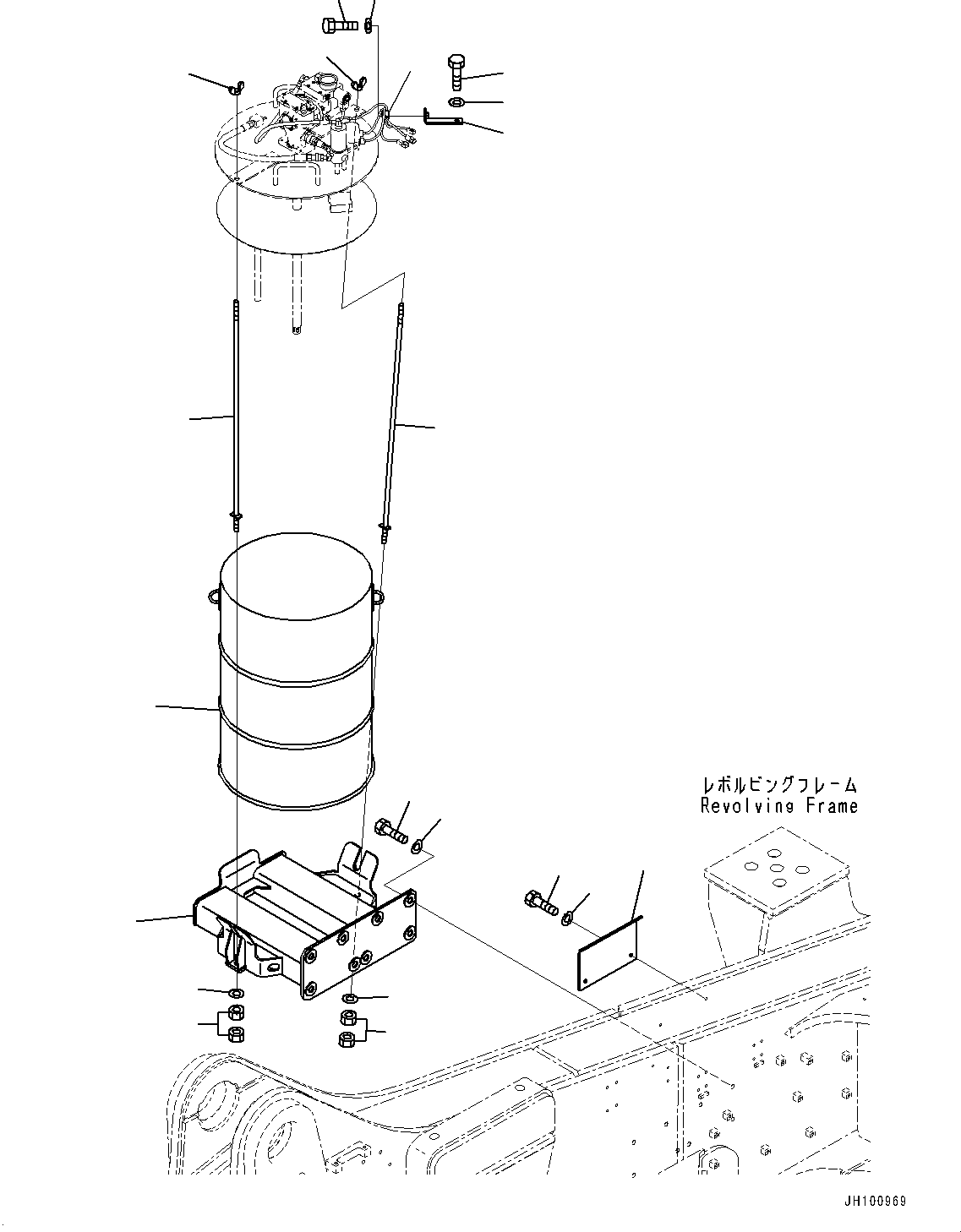Komatsu parts book diagram for PC2000-11E0 S/N 31001-UP: GREASE PUMP, GREASE PUMP RELATED PARTS(#30001-)