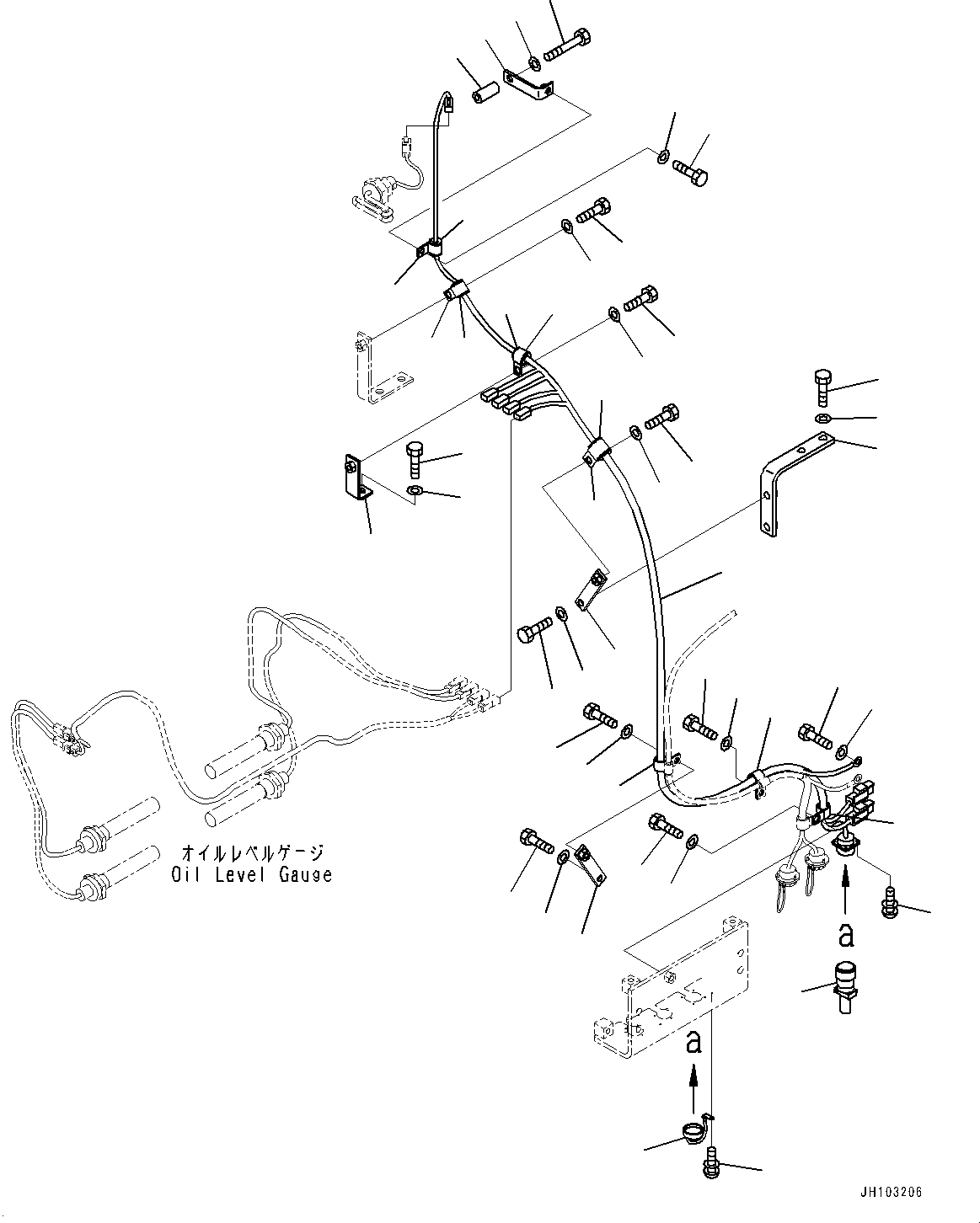 Komatsu parts book diagram for PC2000-11E0 S/N 31001-UP: ELECTRICAL, WIRING HARNESS(#30001-)