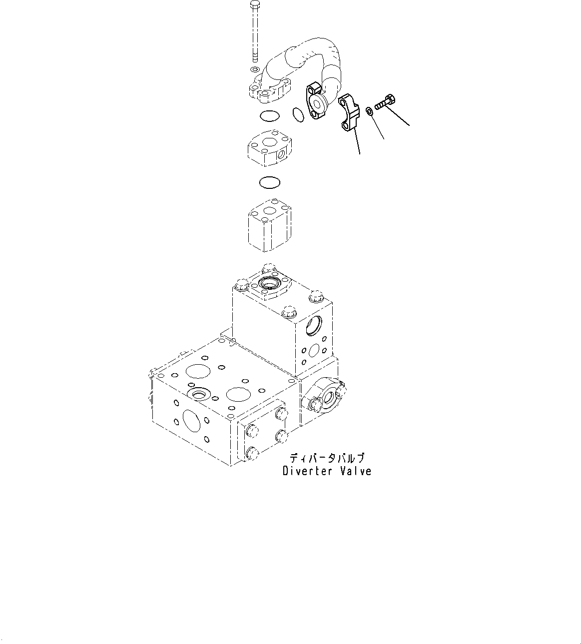 Komatsu parts book diagram for WD600-6R S/N 61001-UP: STEERING CONTROL VALVE, RELATED PARTS (1/2)(#60001-)