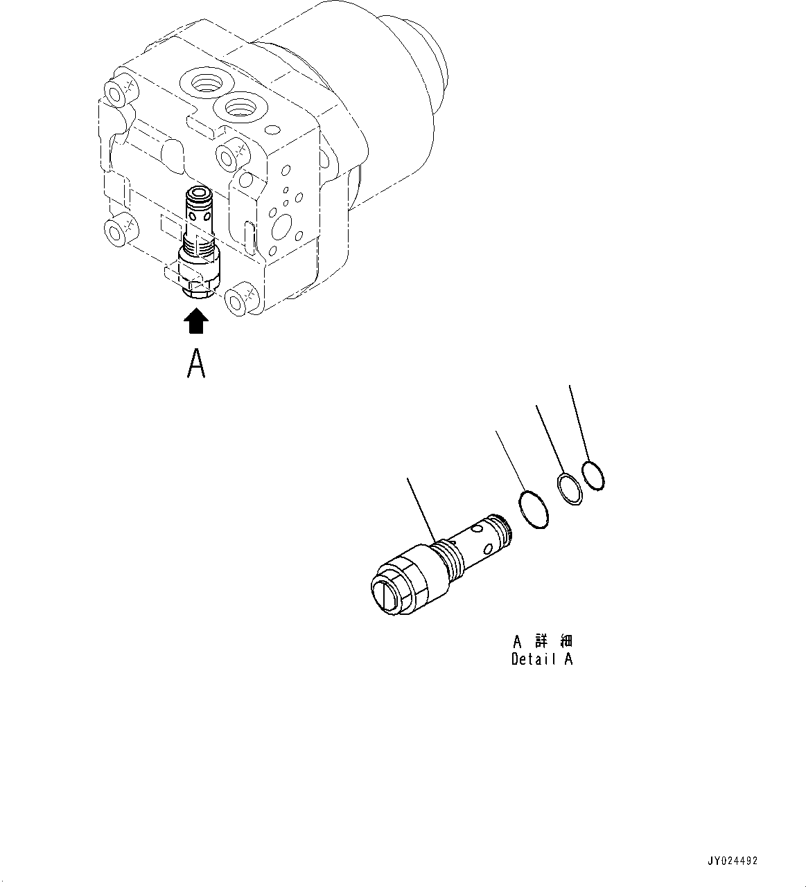 Komatsu parts book diagram for WD600-6R S/N 61001-UP: HOOD, FAN MOTOR (3/3)(#60001-)