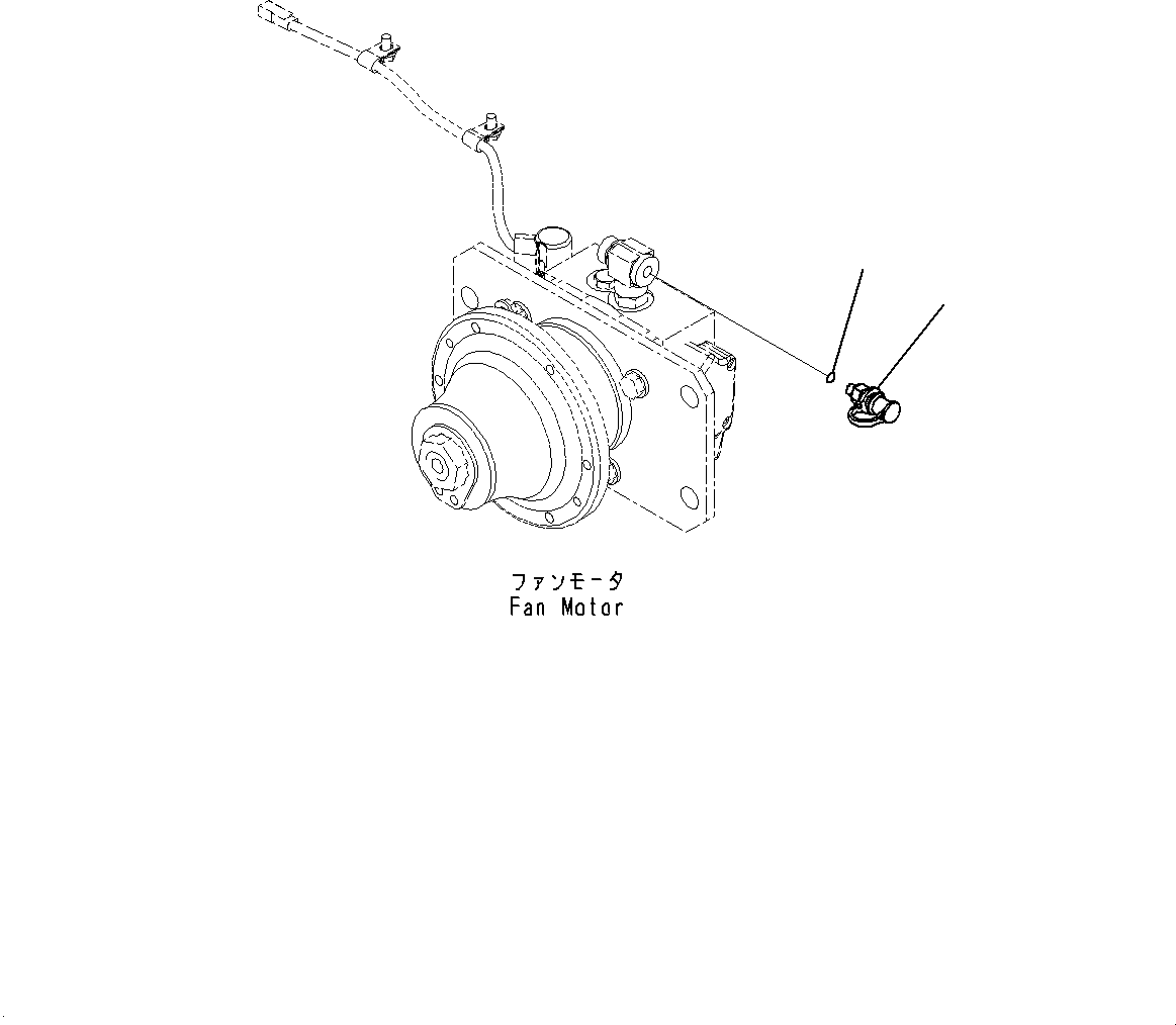 Komatsu parts book diagram for WD600-6R S/N 61001-UP: HOOD, FITTING(#60001-)