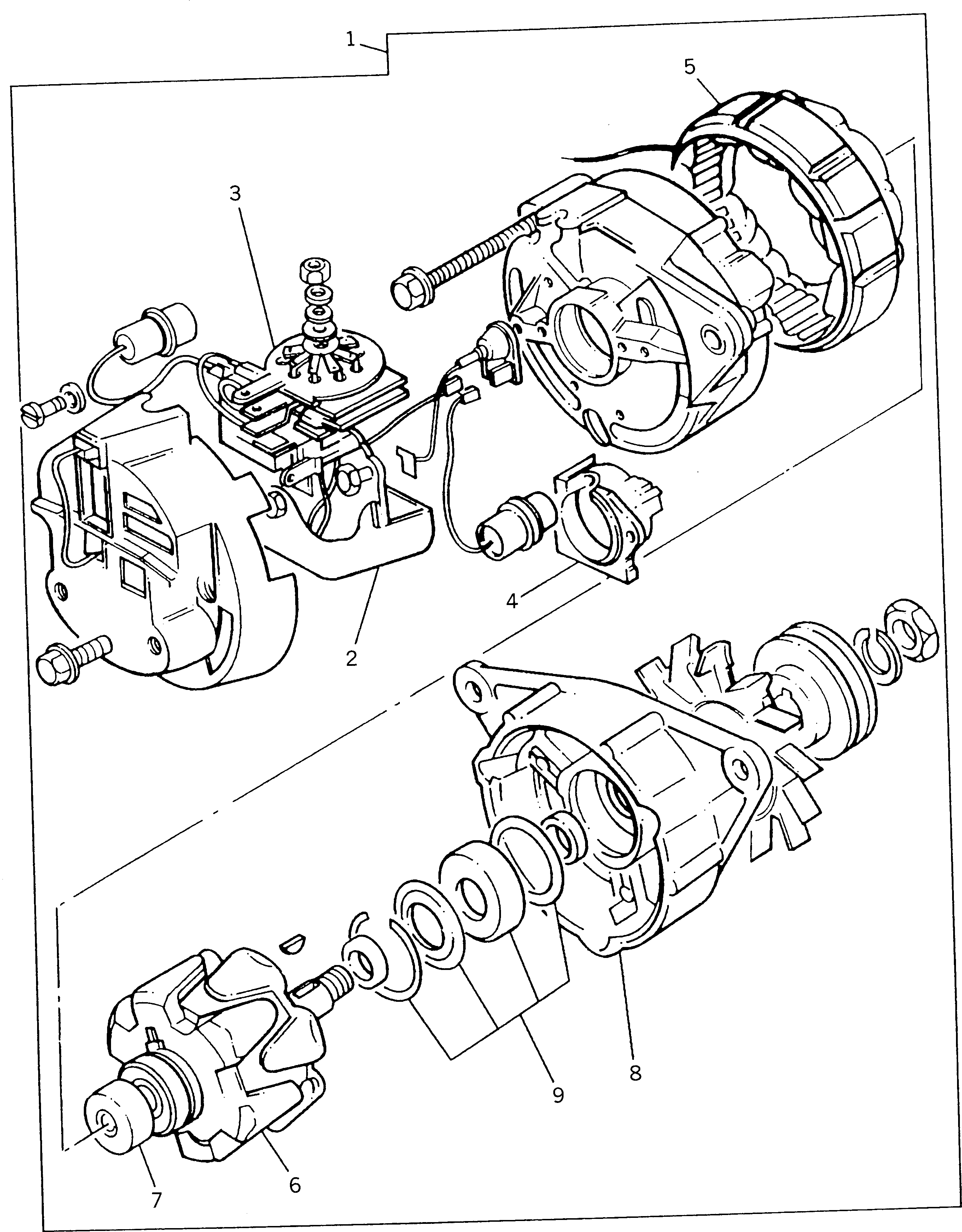 Engines Komatsu / 1004-4TLR S/N U604351W-UP(1004-4tu) / ALTERNATOR(180050 : 0641)