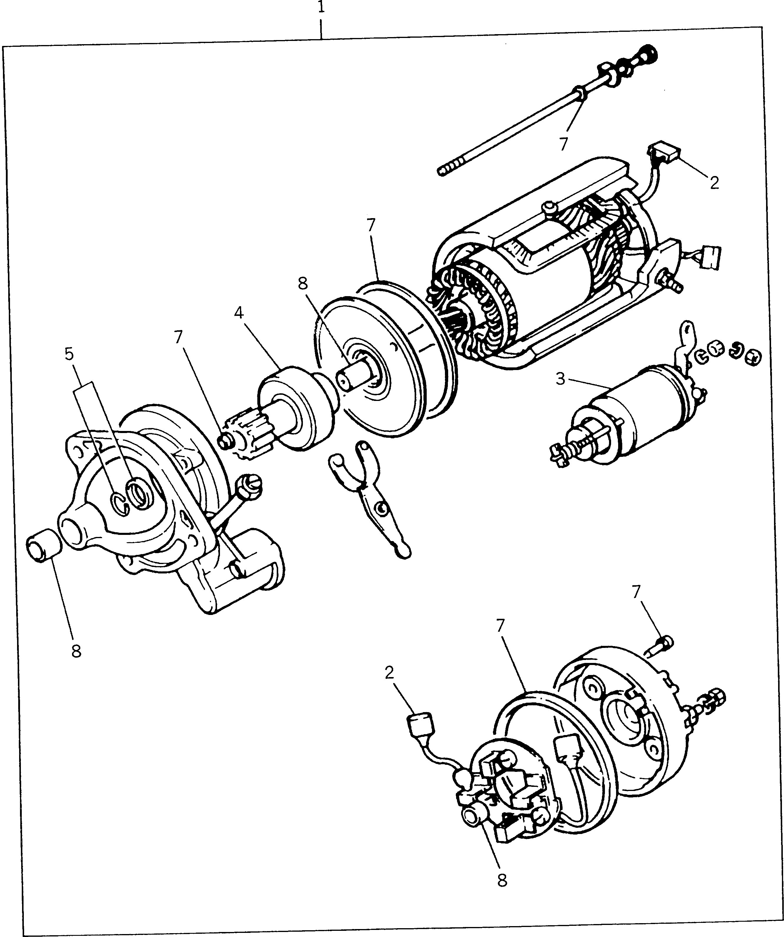 Engines Komatsu / 1004-4TLR S/N U604351W-UP(1004-4tu) / STARTER MOTOR(180060 : 0661)