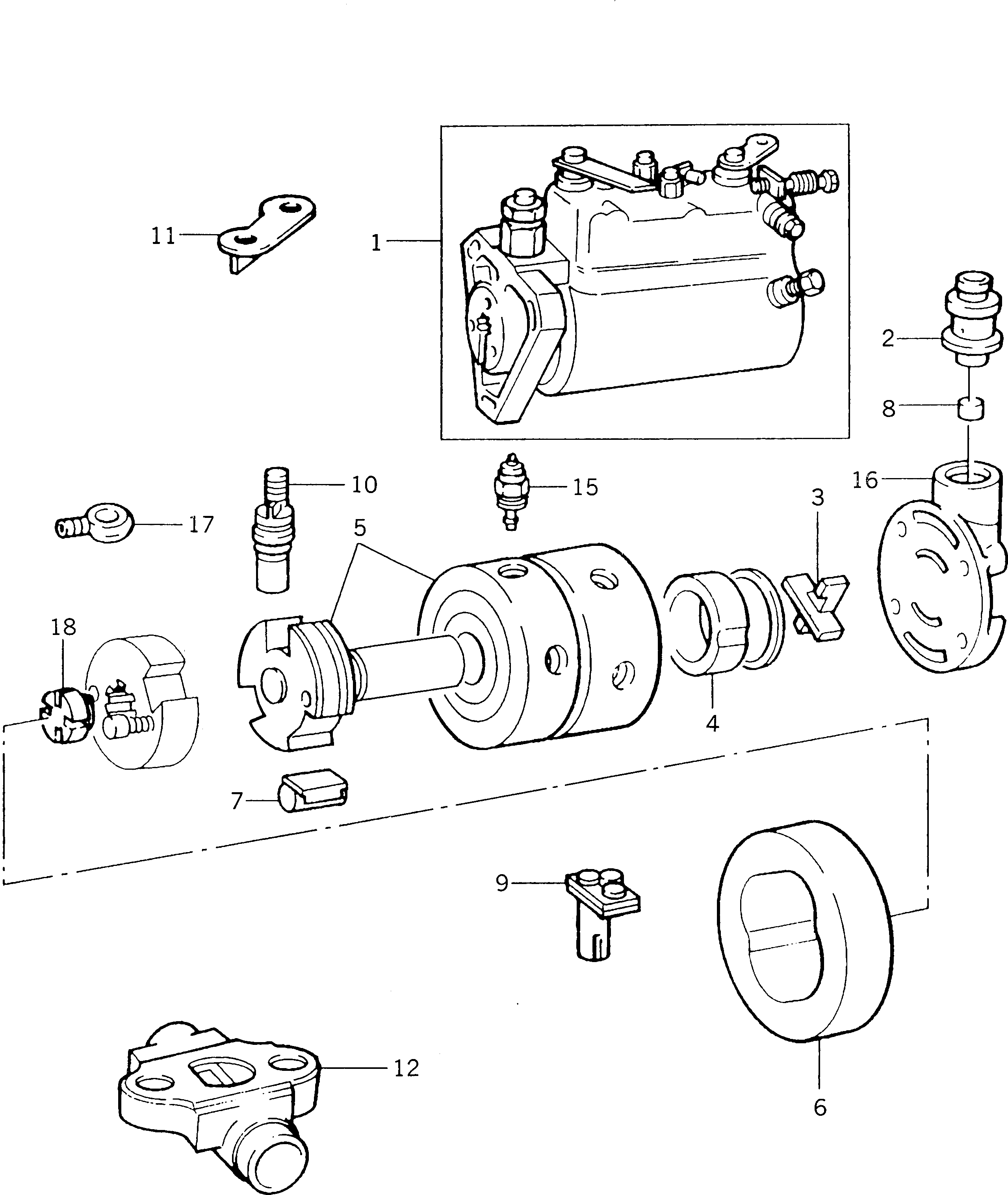 Engines Komatsu / 1006-6TLR S/N U545837W-UP(1006-61u) / FUEL INJECTION PUMP(120100 : 0451)
