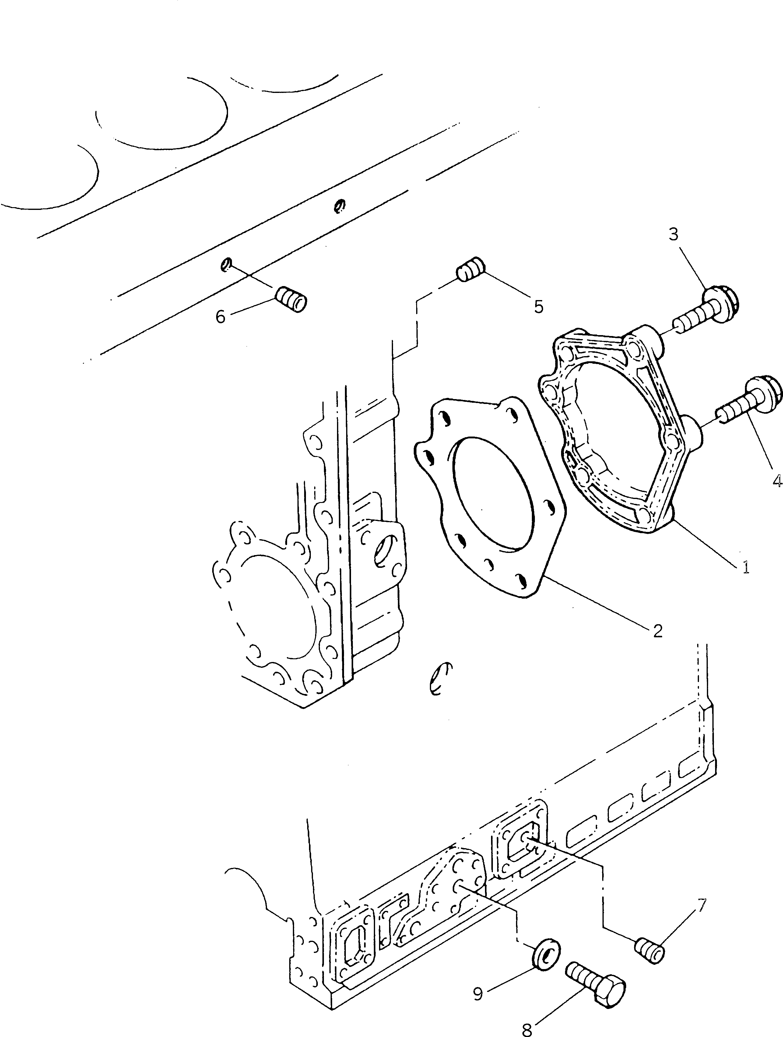 Komatsu parts book diagram for 1006-6TLR2-PC S/N U547826W-UP: GEAR DRIVE AUXILIARY DRIVE OPTIONS