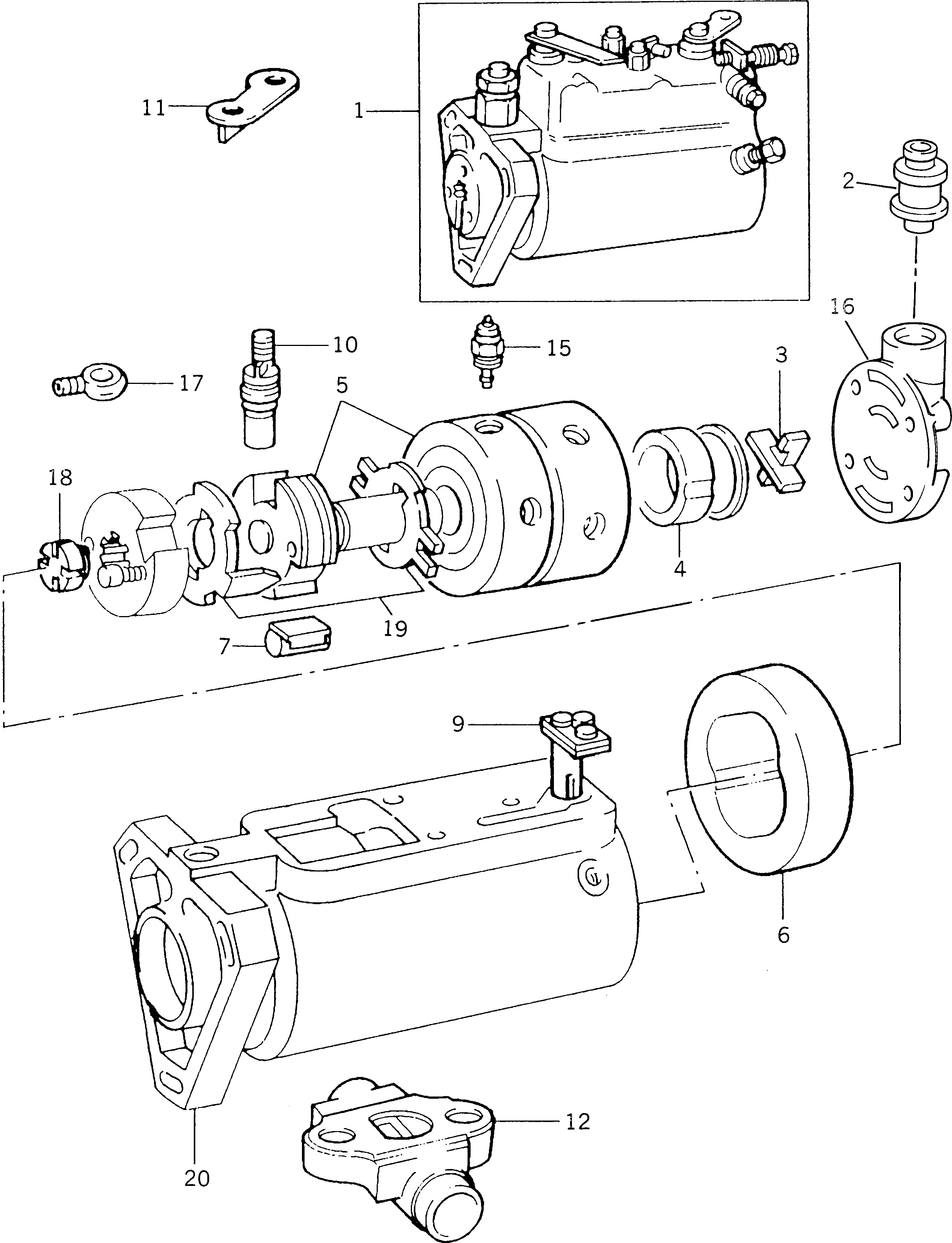 Komatsu parts book diagram for 1006-6TLR2-PC S/N U547826W-UP: FUEL INJECTION PUMP
