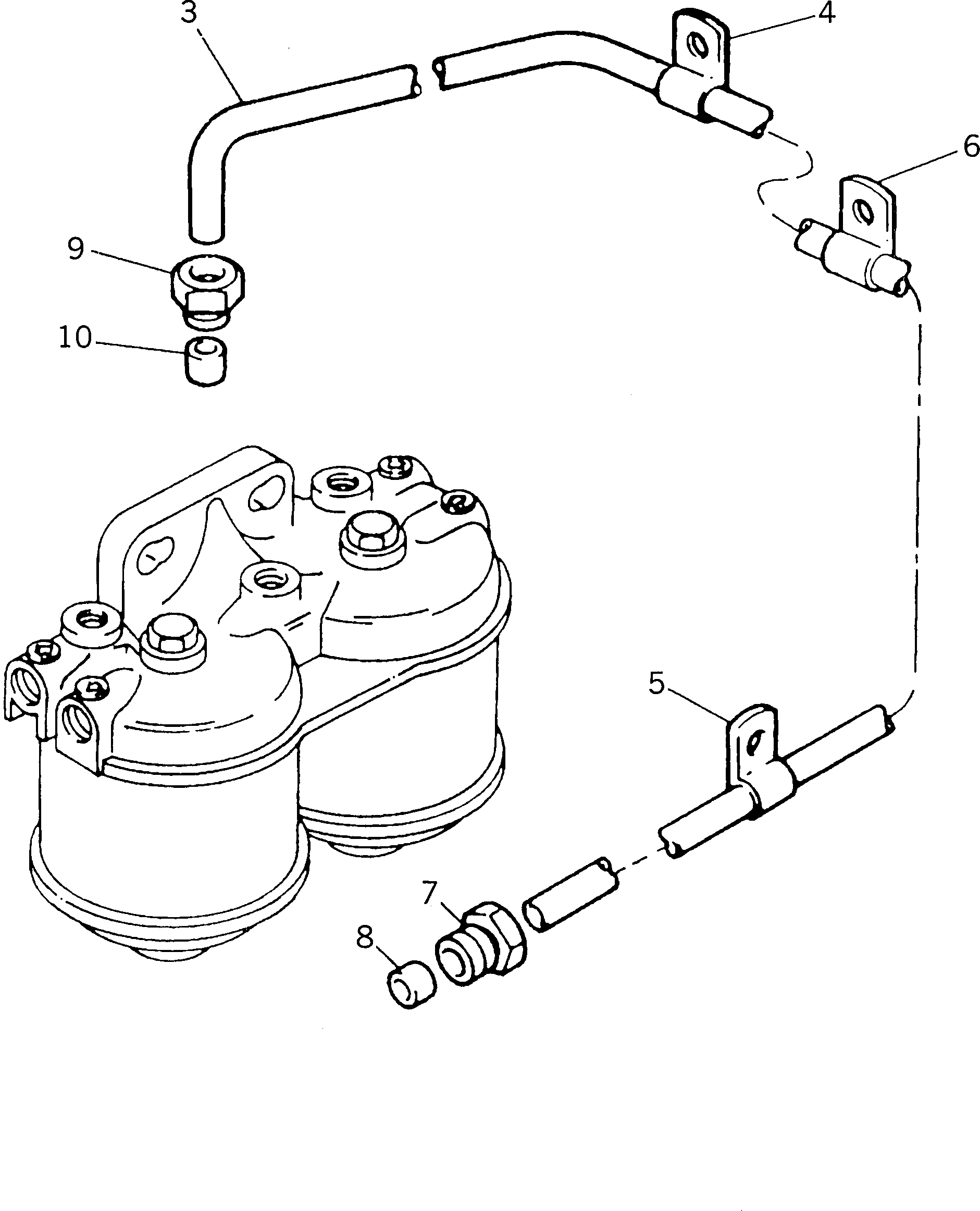 Komatsu parts book diagram for 1006-6TLR2-PC S/N U547826W-UP: HEATER ? STARTER SWITCH