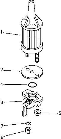 Engines Komatsu / 1D75-1A S/N 00100-UP(1d75-1ar) / FUEL FILTER(120030 : 0411)