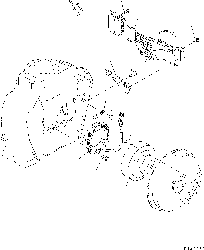 Engines Komatsu / 1D75-1B S/N 00100-UP(1d75-1bc) / DYNAMO AND MOUNTING(#20101-)(180010 : 0602)