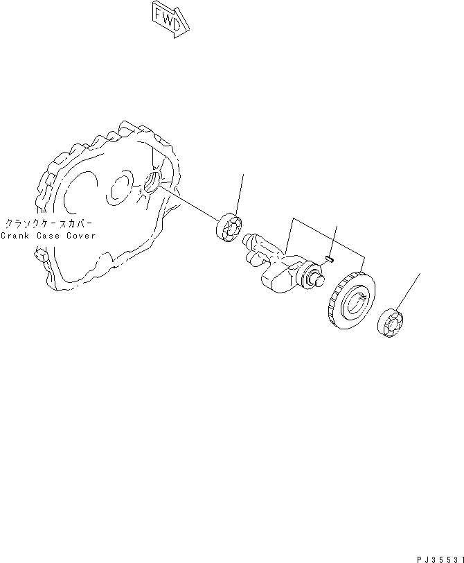 Engines Komatsu / 1D84-1A S/N 00101-UP(1d84-1ar) / BALANCER SHAFT(#00101-20100)(060060 : 0251)