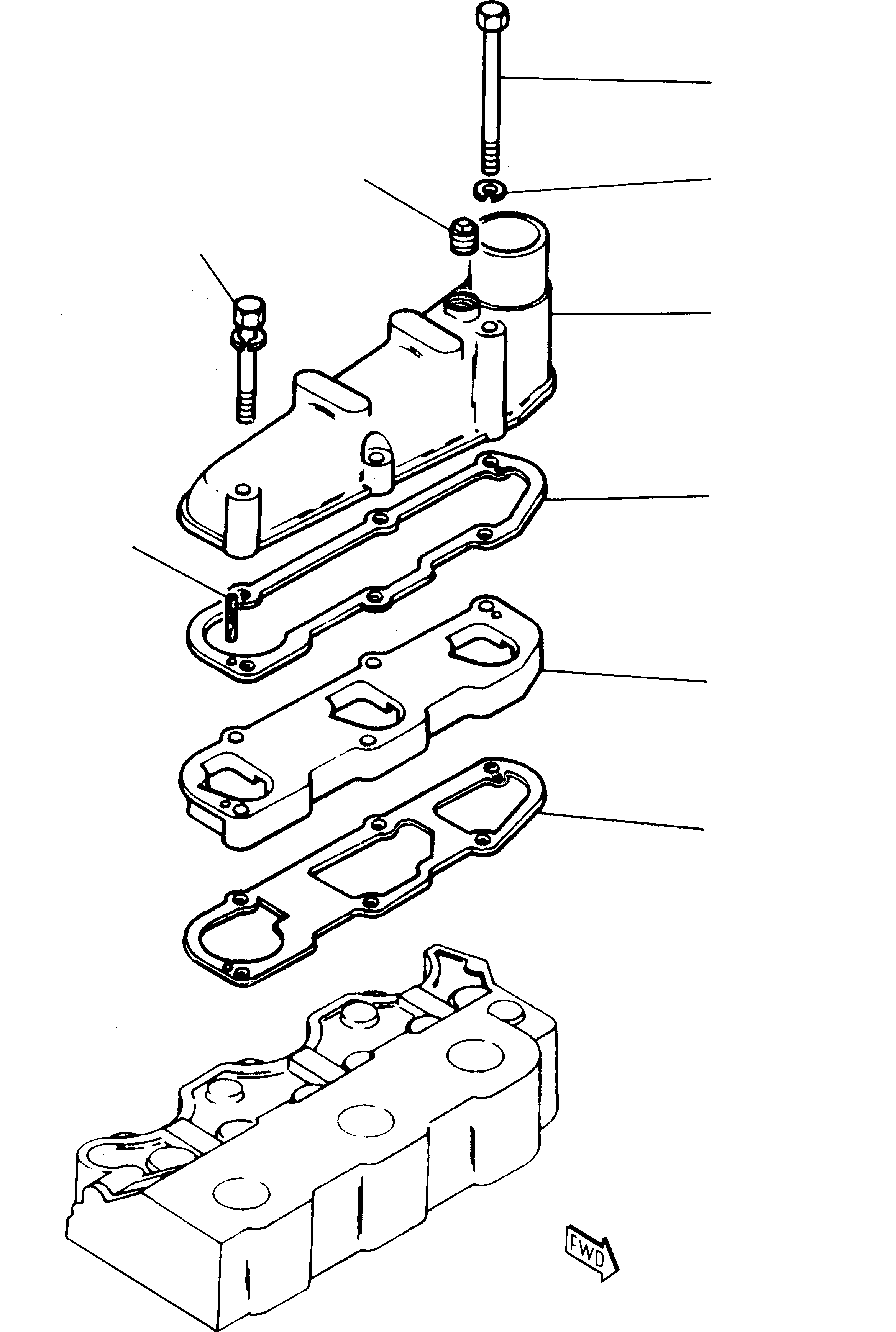 Excavators Komatsu / 222 S/N 22201043-Up(222) / AIR INTAKE MANIFOLD(A-0040 : 1040)