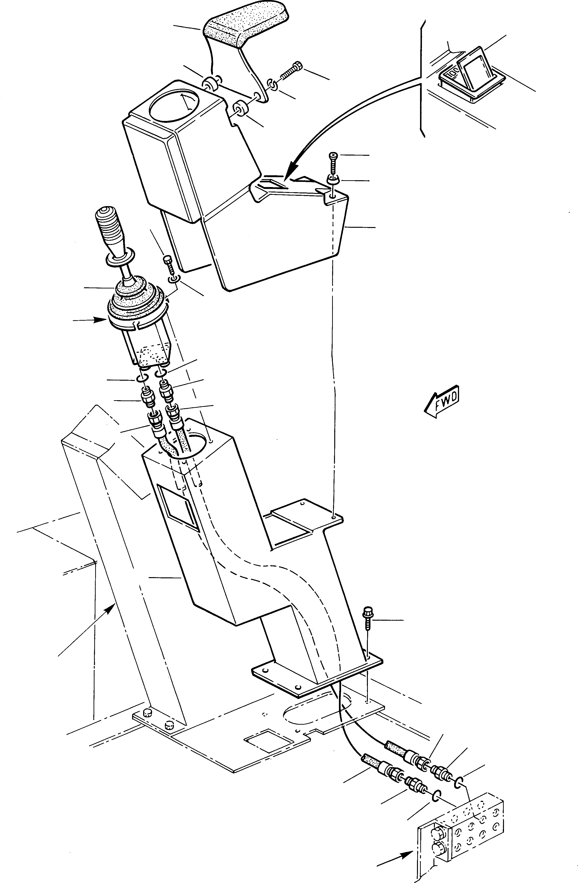Excavators Komatsu / 222 S/N 22201043-Up(222) / BOOM AND BUCKET SERVOCONTROL (1st PART)(E-0050 : 5050)