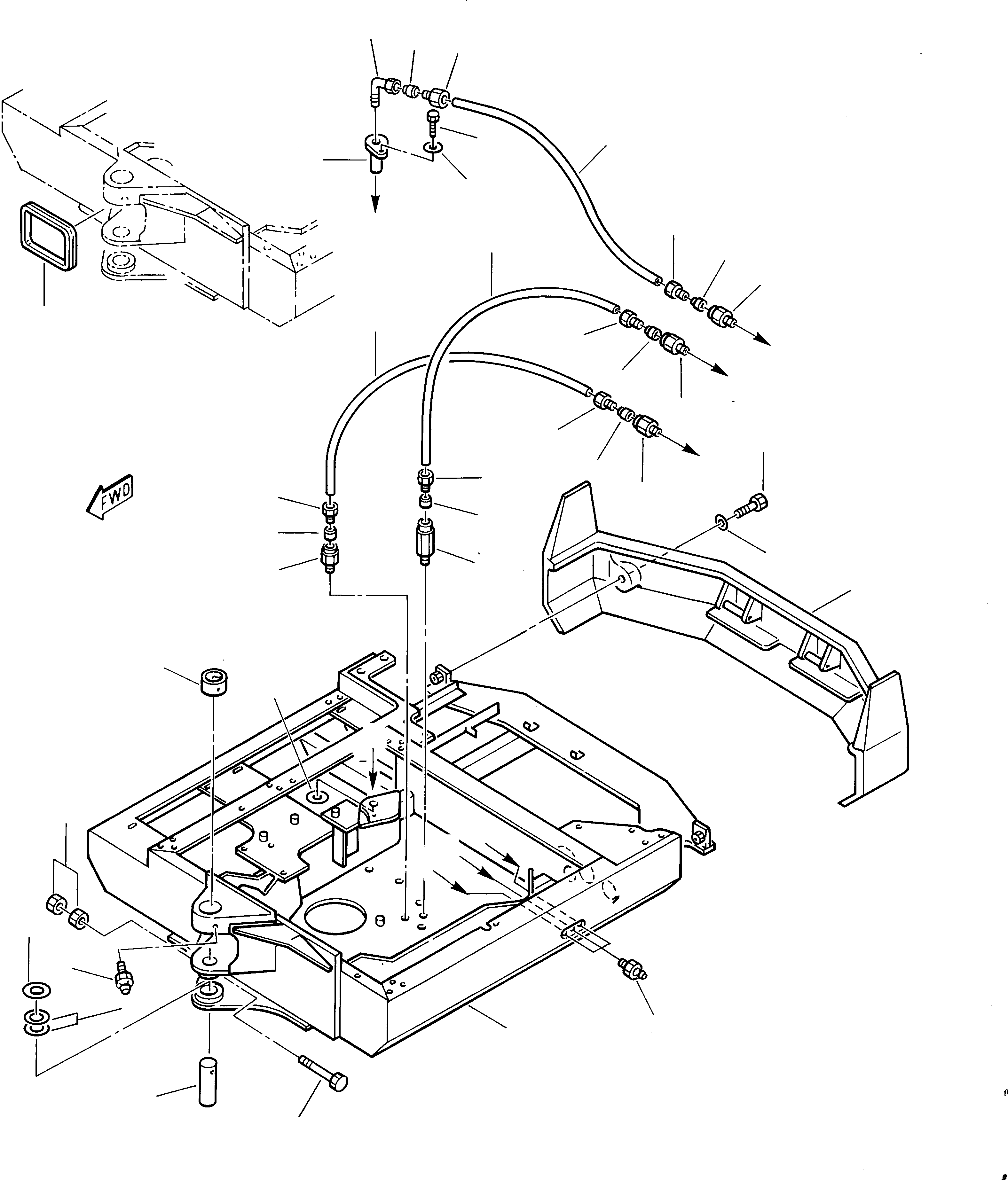Excavators Komatsu / 222 S/N 22201043-Up(222) / REVOLVING FRAME(E-0100 : 5100)