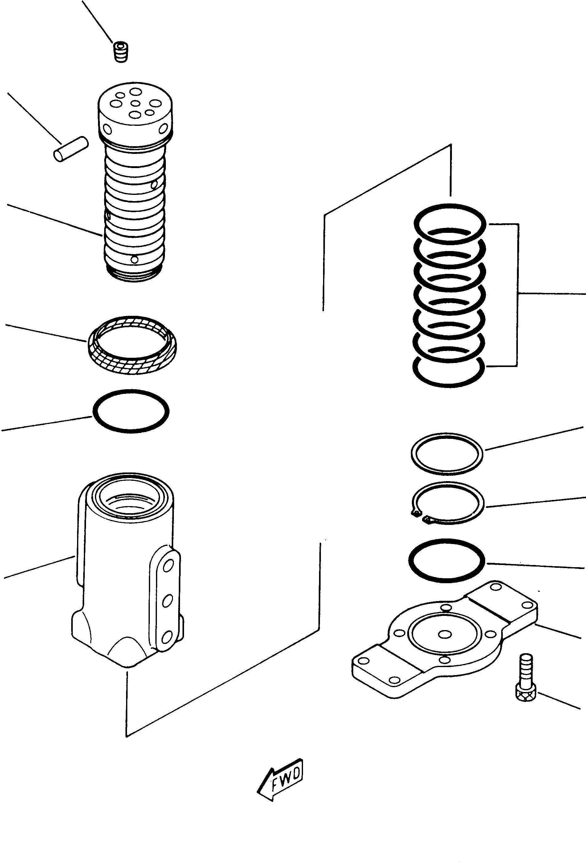 Excavators Komatsu / 222 S/N 22201043-Up(222) / SWIVEL JOINT(G-0080 : 7080)